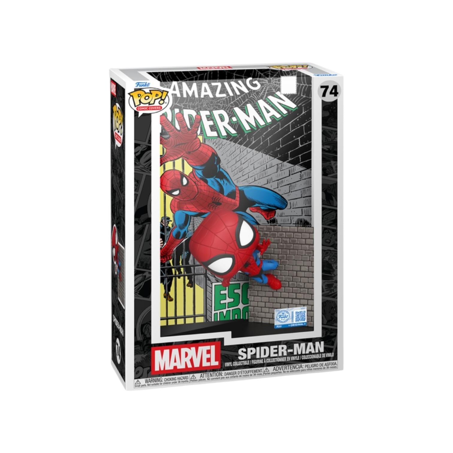 Funko Pop! Spider - Man #74 Funko Pop Comic Cover - The Amazing Spider - Man