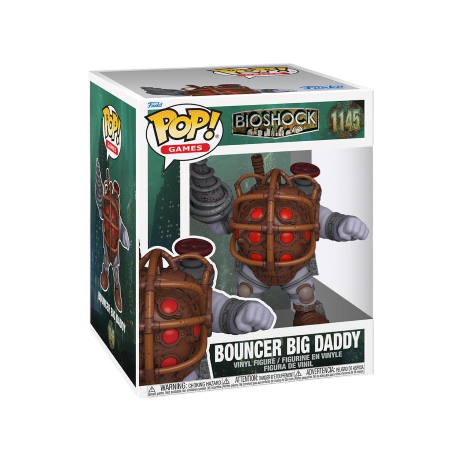 Funko Pop! Bouncer Big Daddy #1145 Funko Pop Super - Bioshock