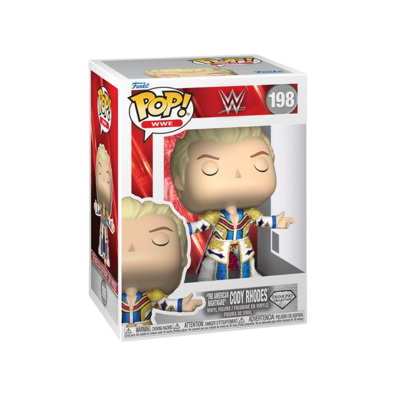 Funko Pop! The American Nightmare Cody Rhodes (Diamond) #198 Funko Pop - WWE
