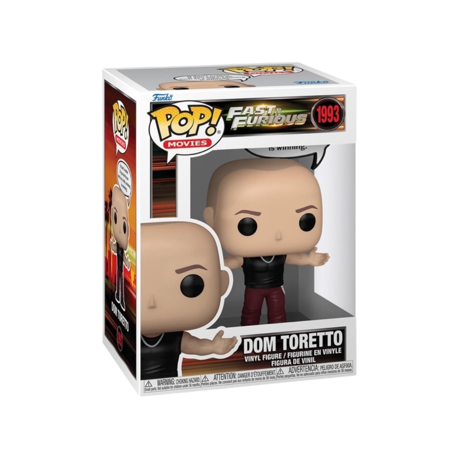 Funko Pop! Dom Toretto (winning is winning) #1993 Funko Pop - Fast & Furious