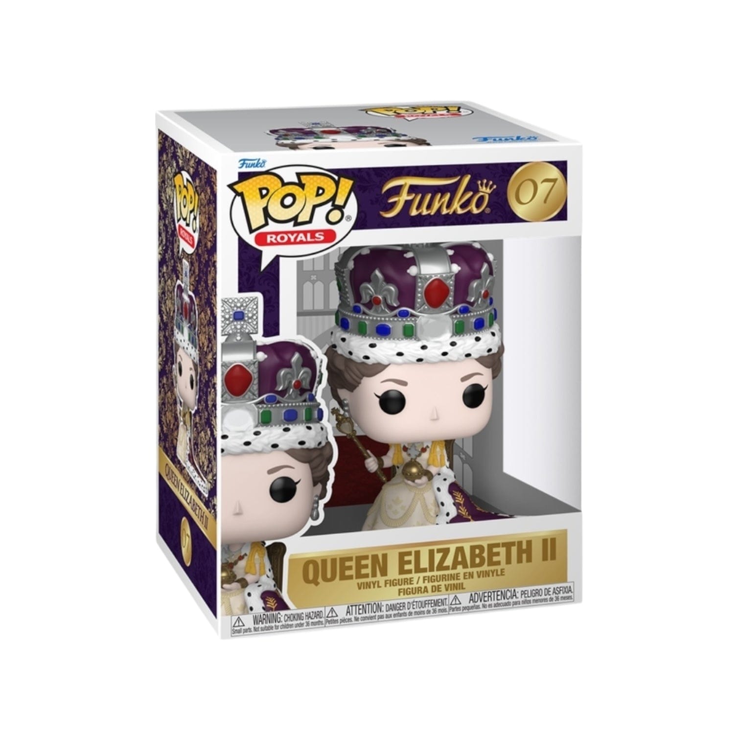 Funko Pop! Queen Elizabeth II (Coronation) #07 Funko Pop! Premium - Queen Elizabeth II