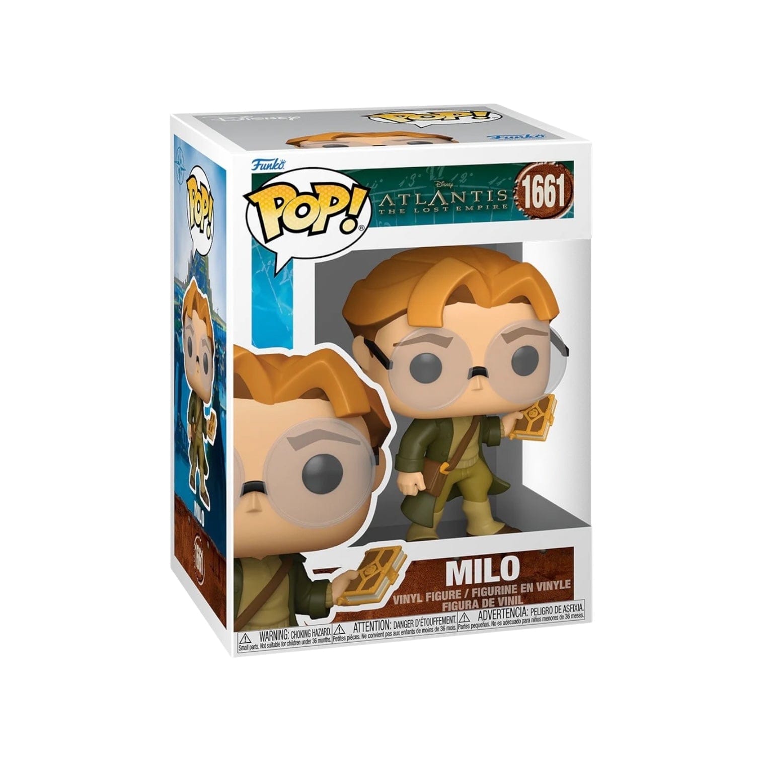 Funko Pop! Milo #1661 Funko Pop - Atlantis: The Lost Empire - Disney