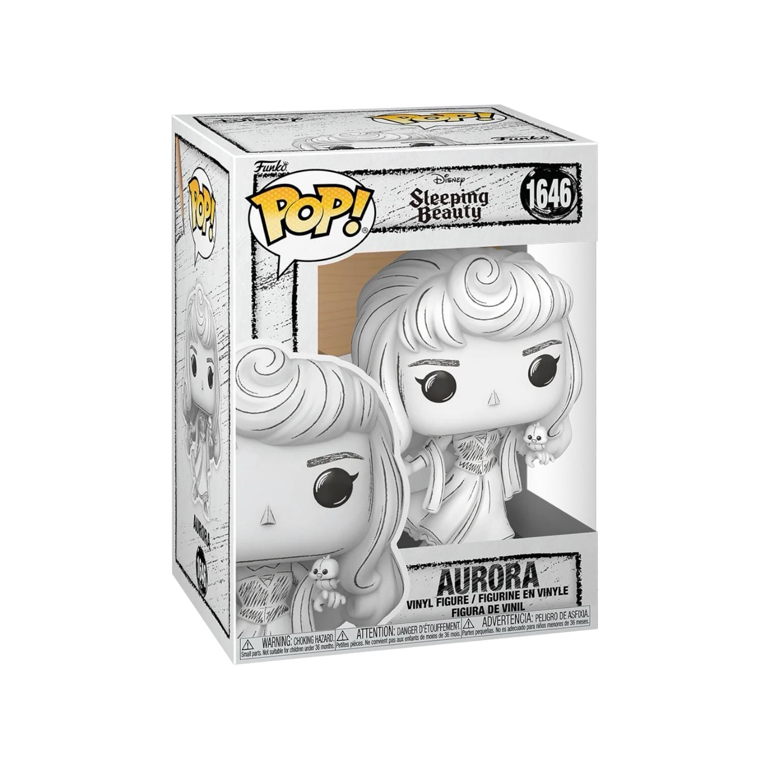 Funko Pop! Aurora Sketch #1646 Funko Pop - Sleeping Beauty