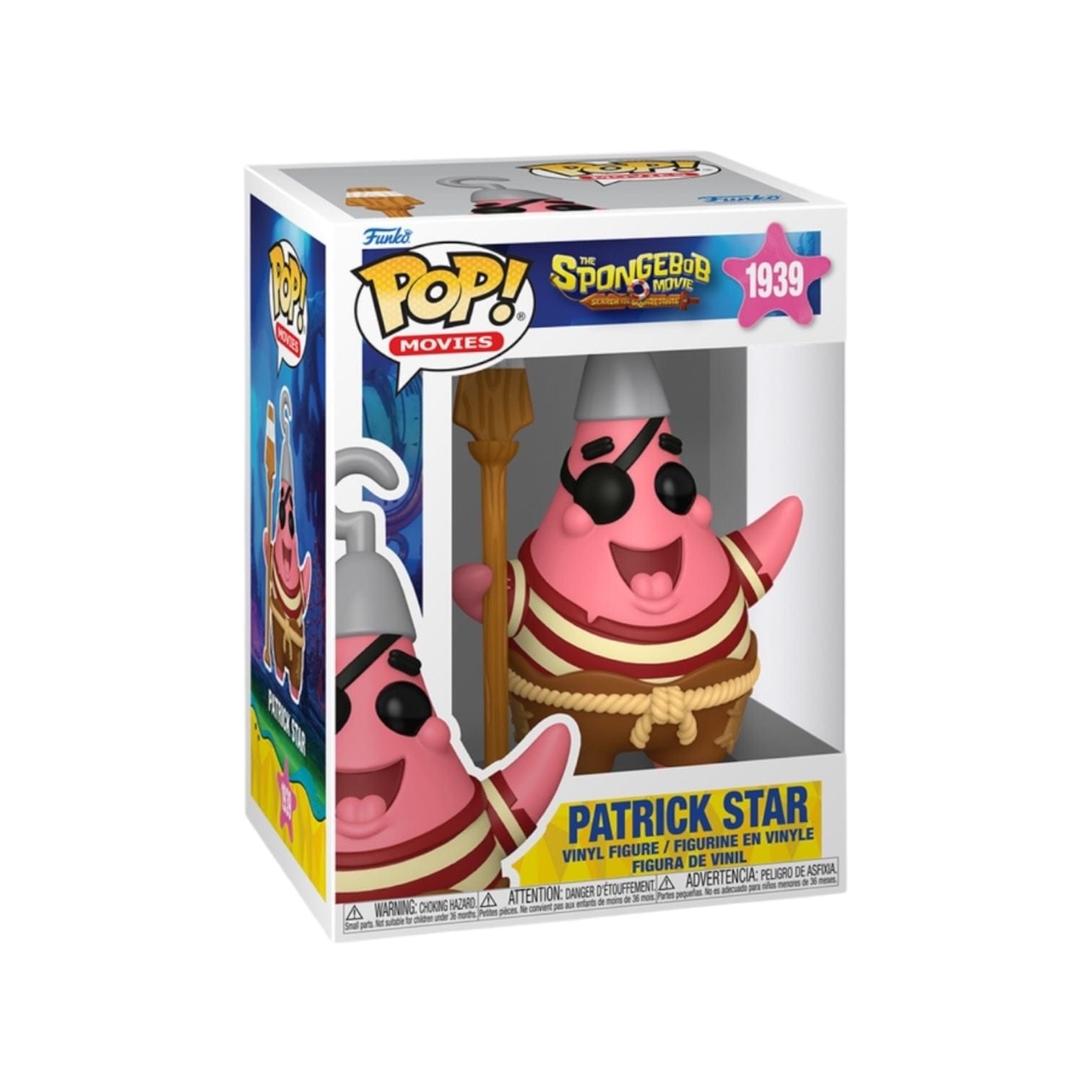 Funko Pop! Patrick Star (Pirate) #1939 Funko Pop - The Spongebob Movie: Search for Squarepants