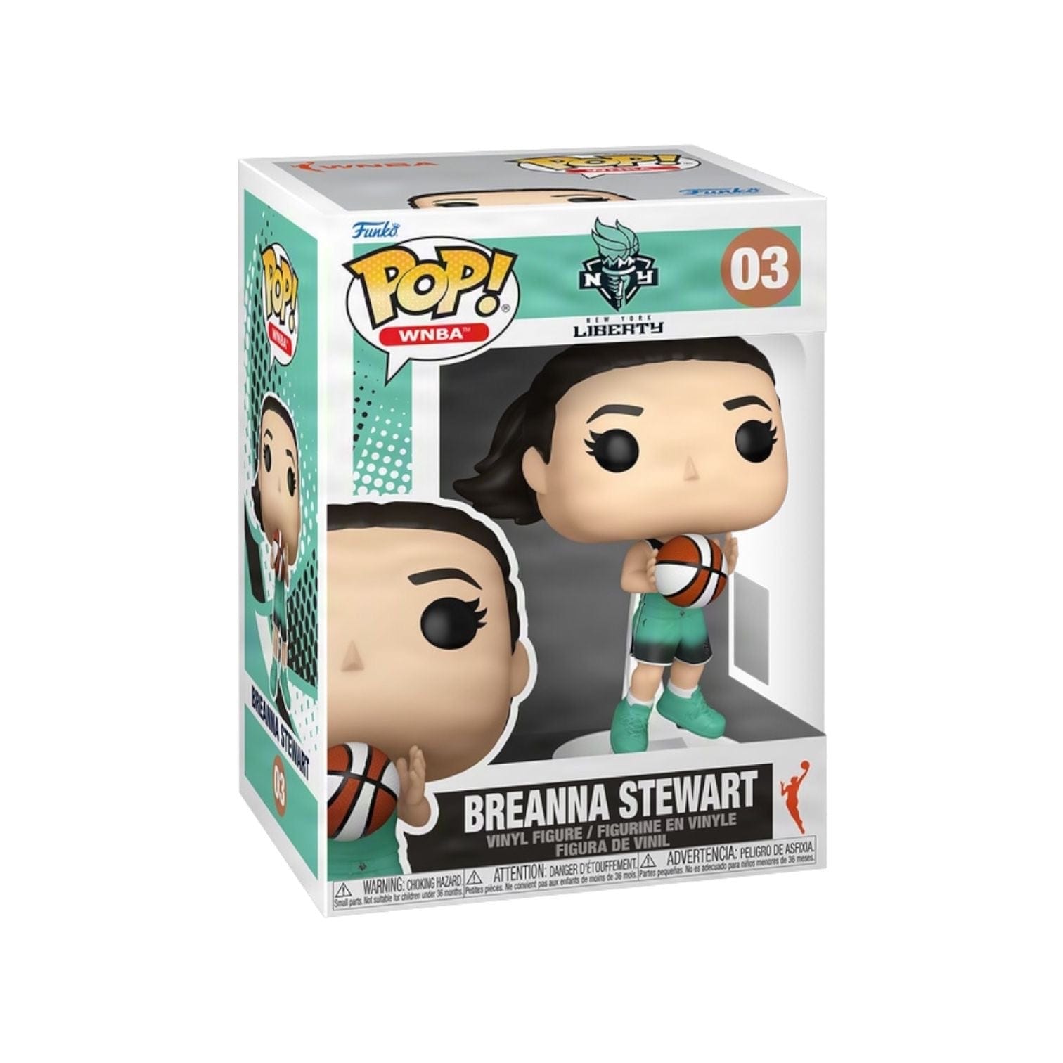 Funko Pop! Breanna Stewart #03 Funko Pop - New York Liberty - WNBA