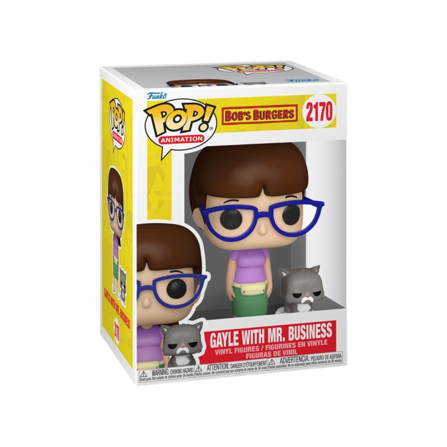 Funko Pop! Gayle With Mr Business #2170 Funko Pop! & Buddy - Bob's Burgers