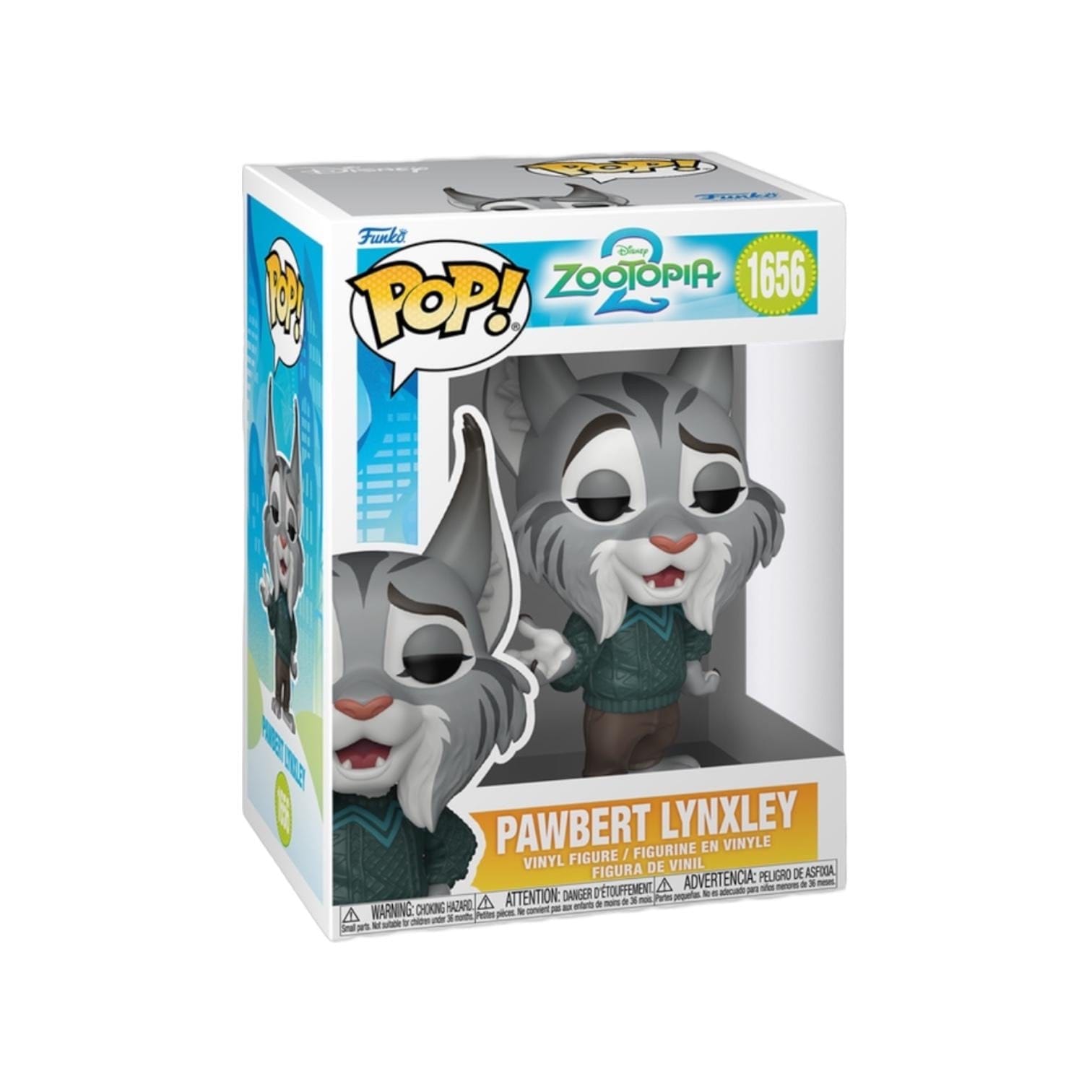 Funko Pop! Pawbert Lynxley #1656 Funko Pop - Zootopia 2
