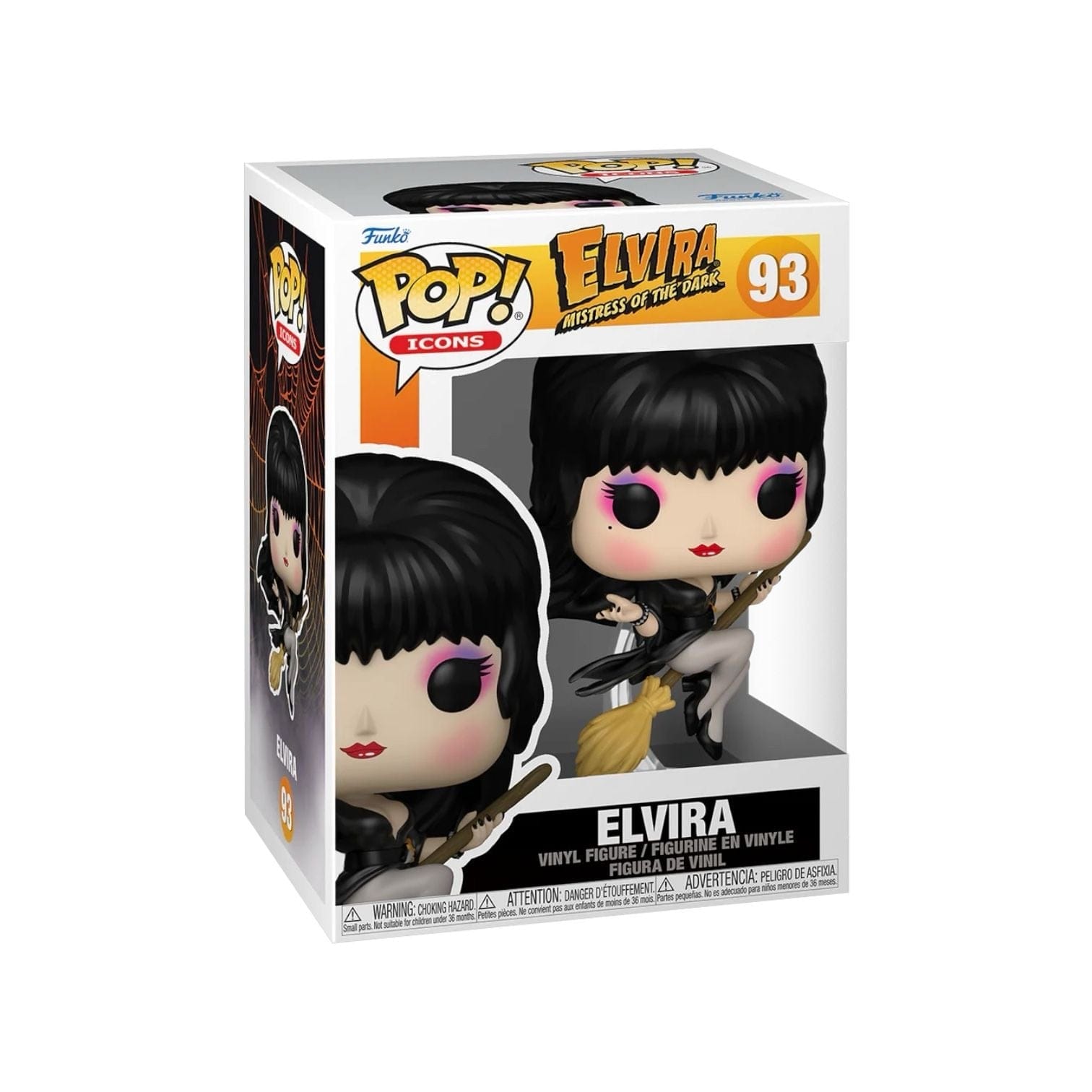 Funko Pop! Elvira (on broom) #93 Funko Pop - Elvira: Mistress of the Dark - PREORDER