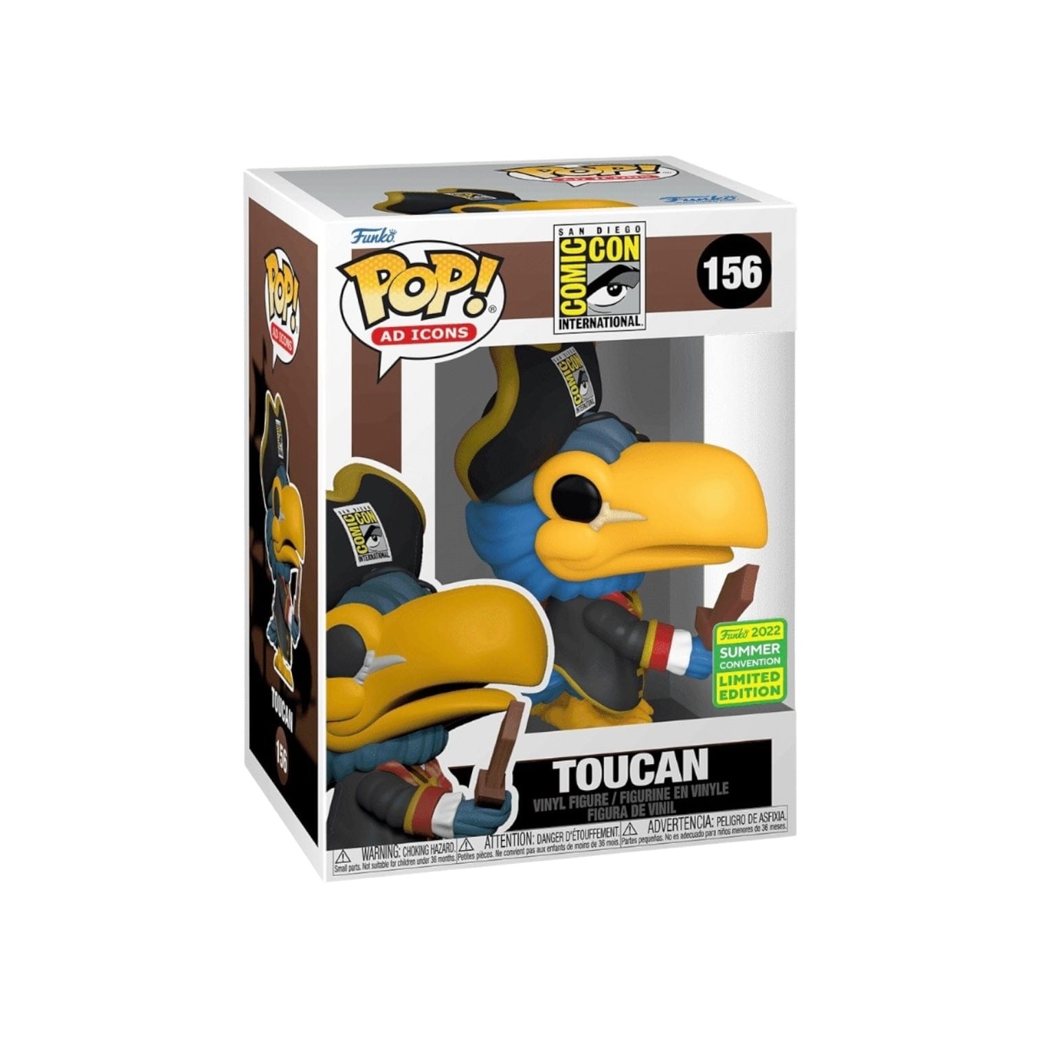 Funko Pop! Toucan #156 Funko Pop! - Ad Icons - SDCC 2022 Shared Exclusive