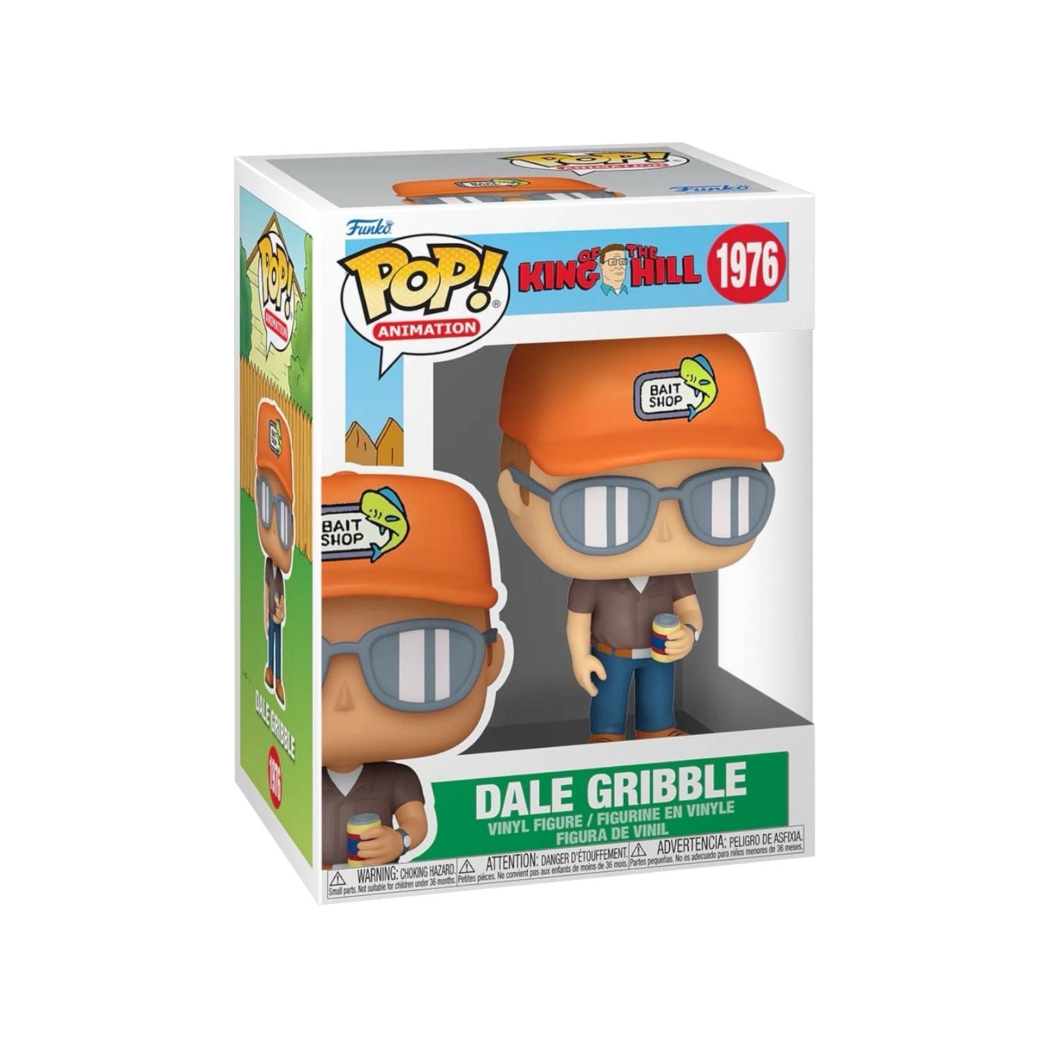 King of the Hill Dale Gribble #1976 Funko Pop - King of the Hill