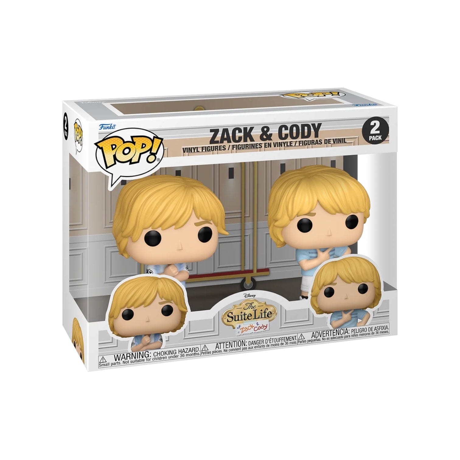 Funko Pop! Zack & Cody 2 pack Funko Pop - The Suite Life of Zack and Cody - PREORDER