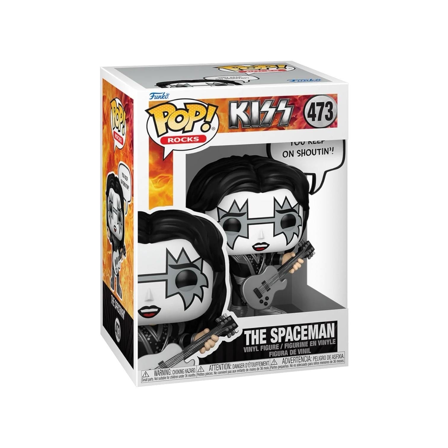 Funko Pop! The Spaceman #473 Funko Pop Sayings - Kiss: Rock and Roll All Night