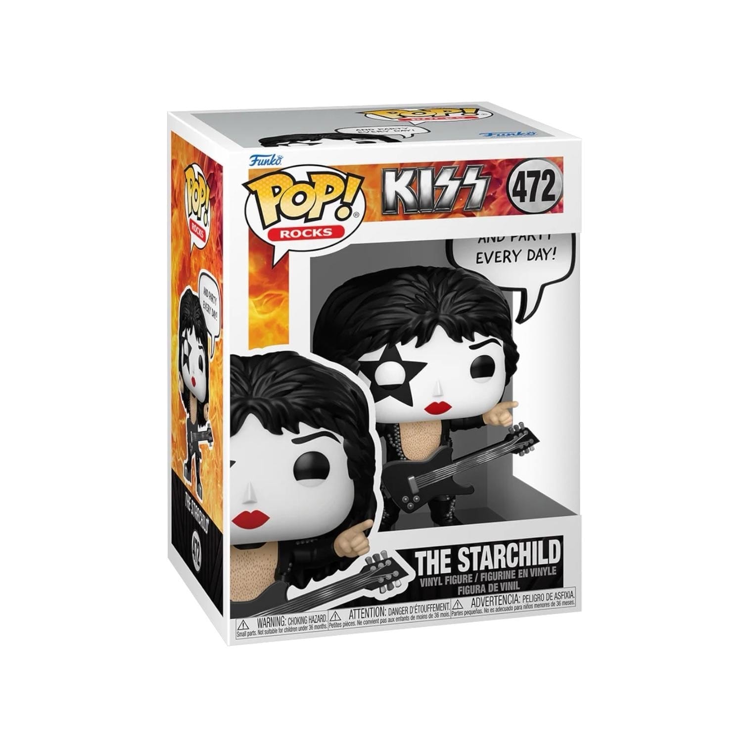 Funko Pop! The Starchild #472 Funko Pop Sayings - Kiss: Rock and Roll All Night
