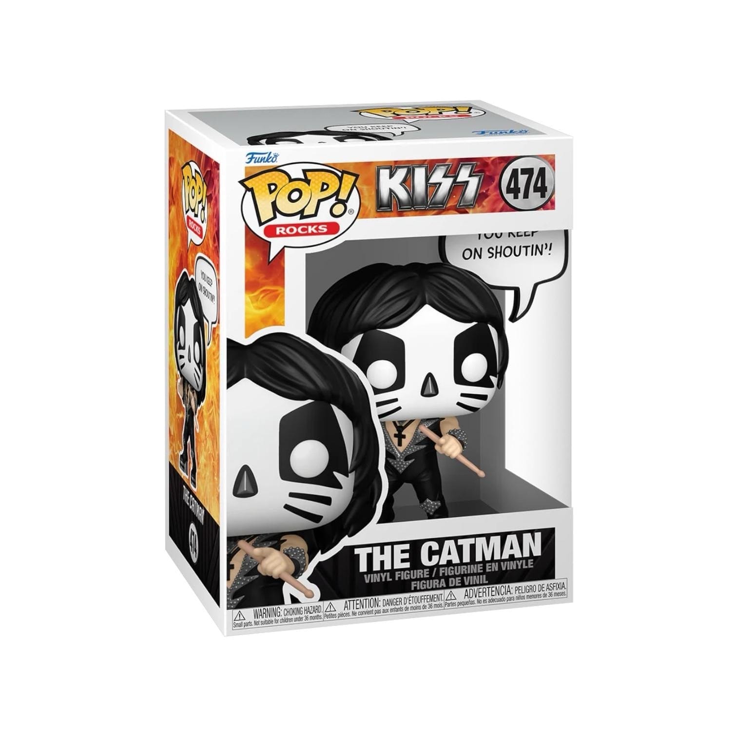 Funko Pop! The Catman #474 Funko Pop Sayings - Kiss: Rock and Roll All Night