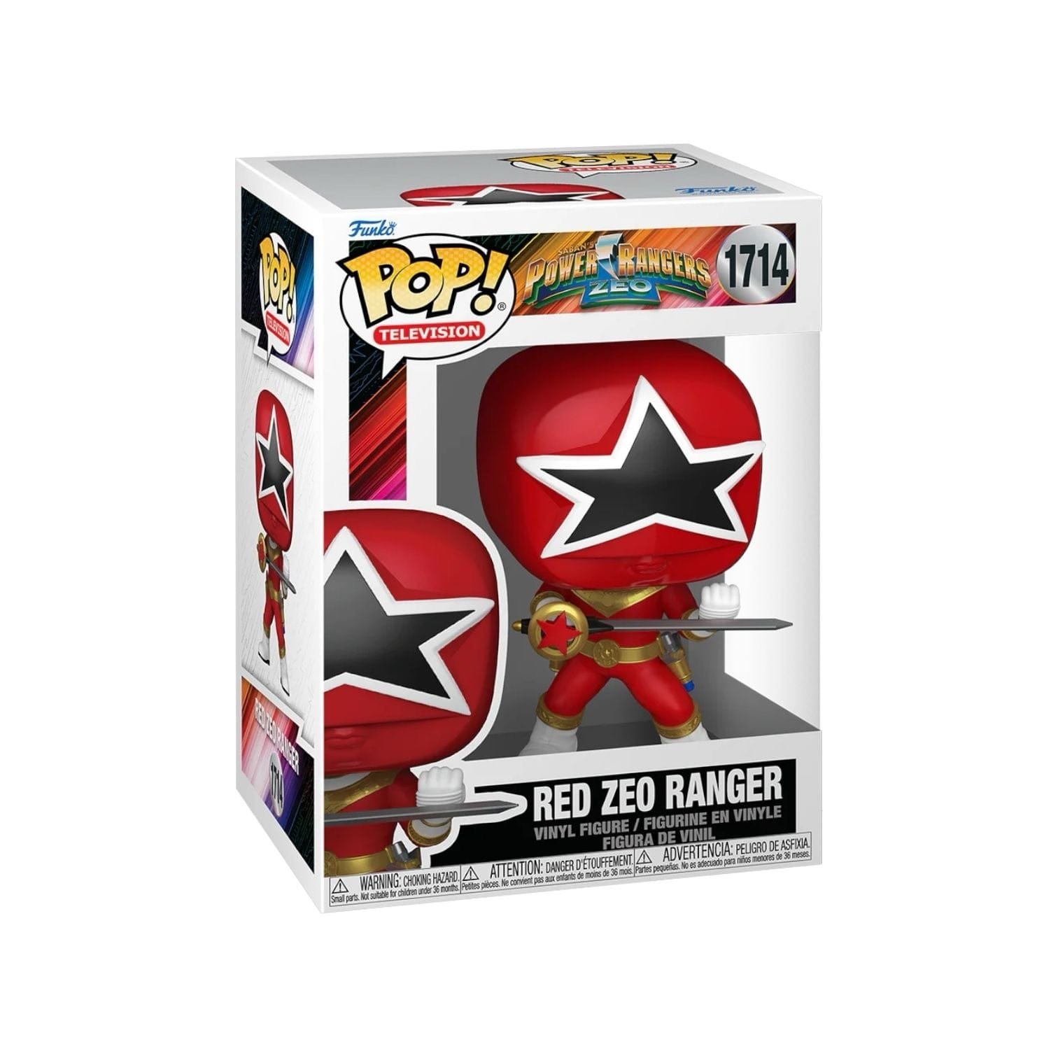 Funko Pop! Red Zeo Ranger #1714 Funko Pop - Power Ranger: Zeo