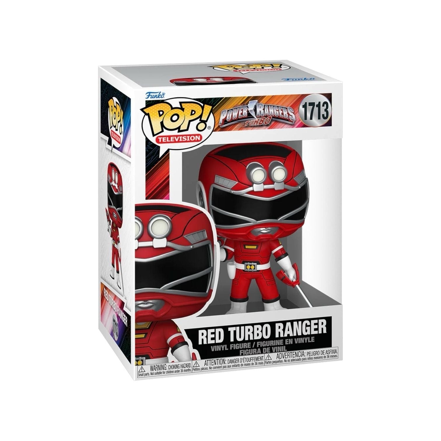 Funko Pop! Red Turbo Ranger #1713 Funko Pop - Power Ranger : Turbo