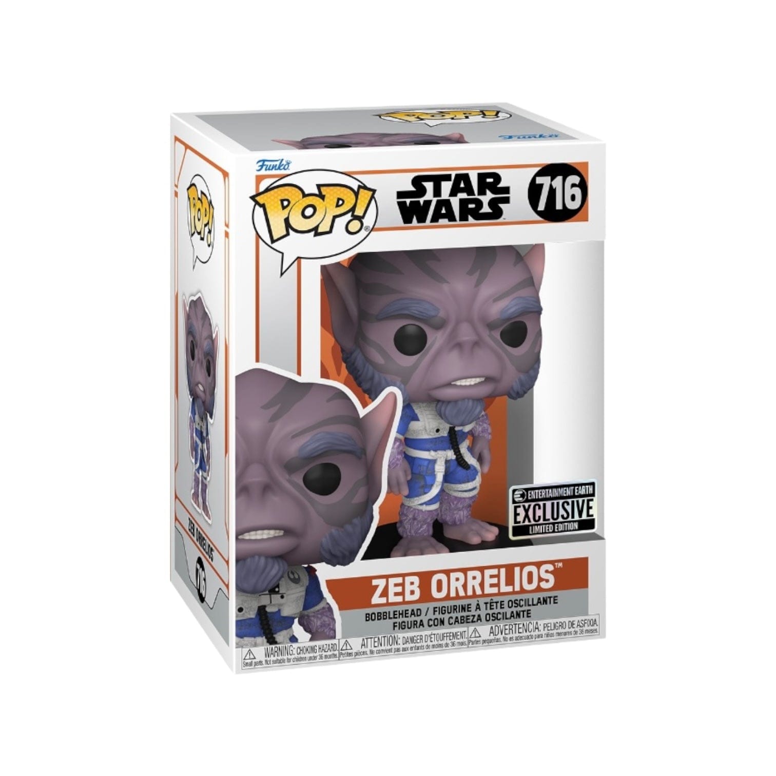Entertainment Earth Zeb Orrelios #716 Funko Pop! - Star Wars: The Mandalorian - Entertainment Earth Exclusive