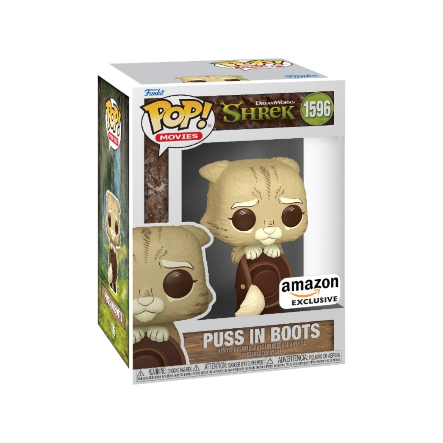 Funko Pop! Puss in Boots #1596 (Sepia) Funko Pop! - Shrek - Amazon Exclusive