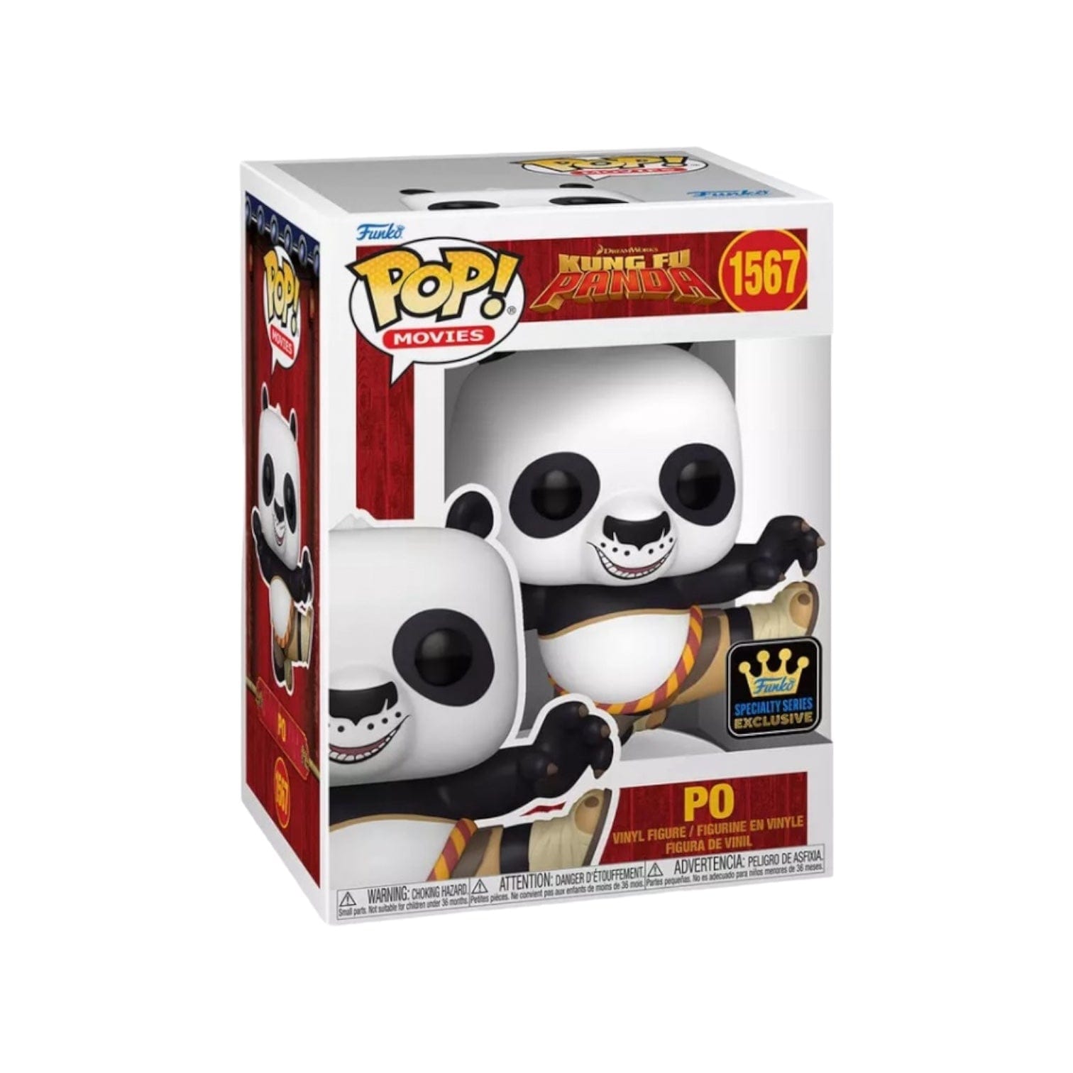 Funko Pop! Po #1567 Funko Pop! - Kung Fu Panda - Speciality Series Exclusive - 30th Dreamworks Anniversary