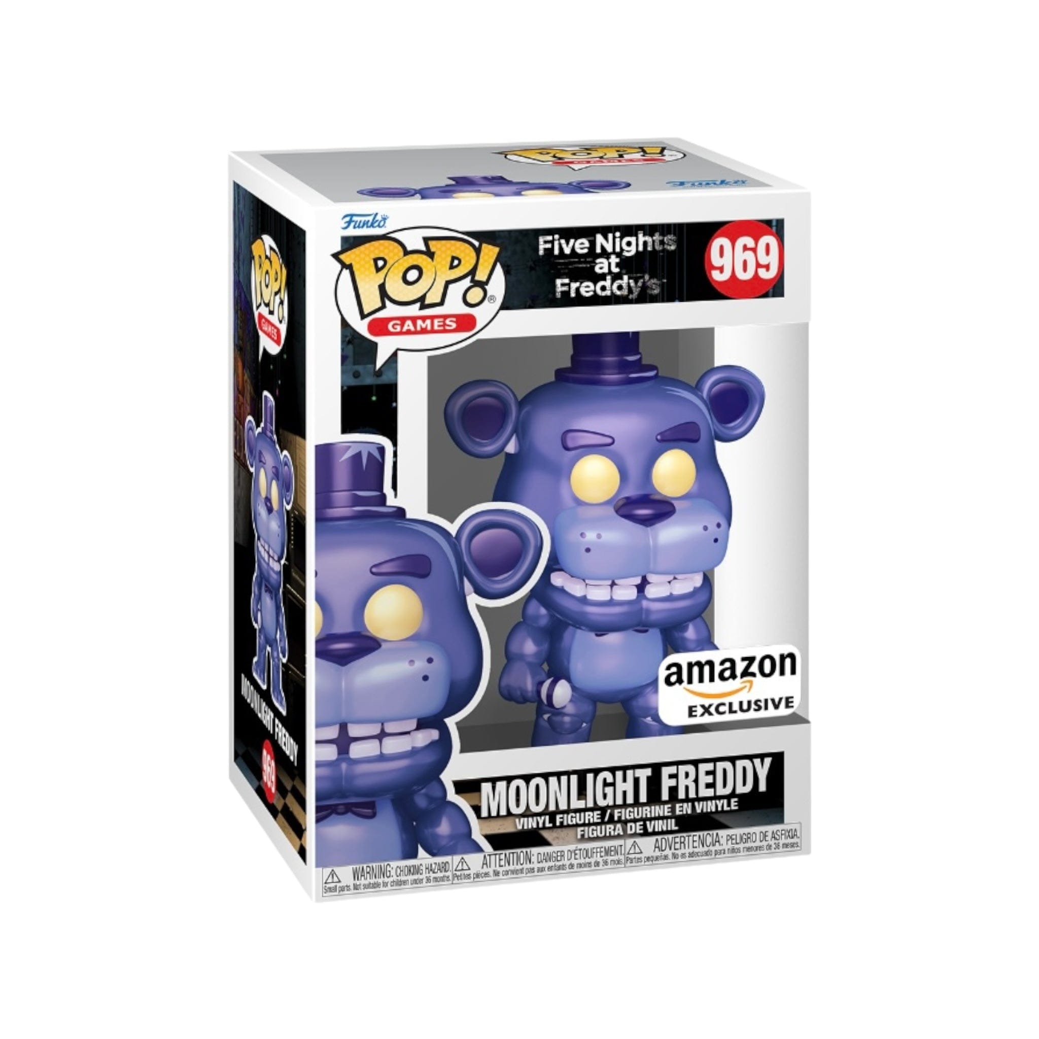 Funko Pop! Moonlight Freddy #969 (Metallic) Funko Pop! - Five Nights at Freddy's - Amazon Exclusive