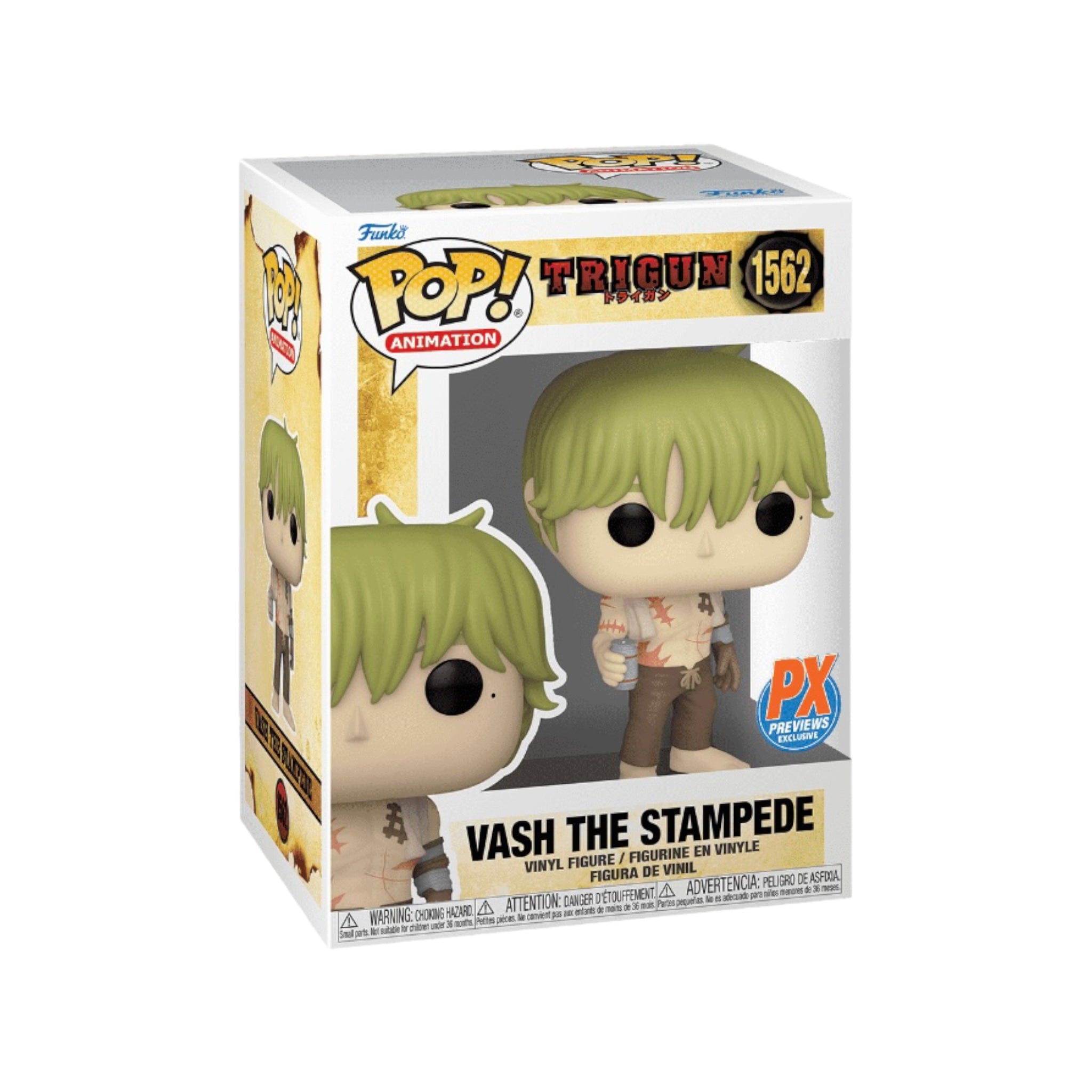 Funko Pop! Vash The Stampede #1562 Funko Pop! - Trigun - PX Previews Exclusive
