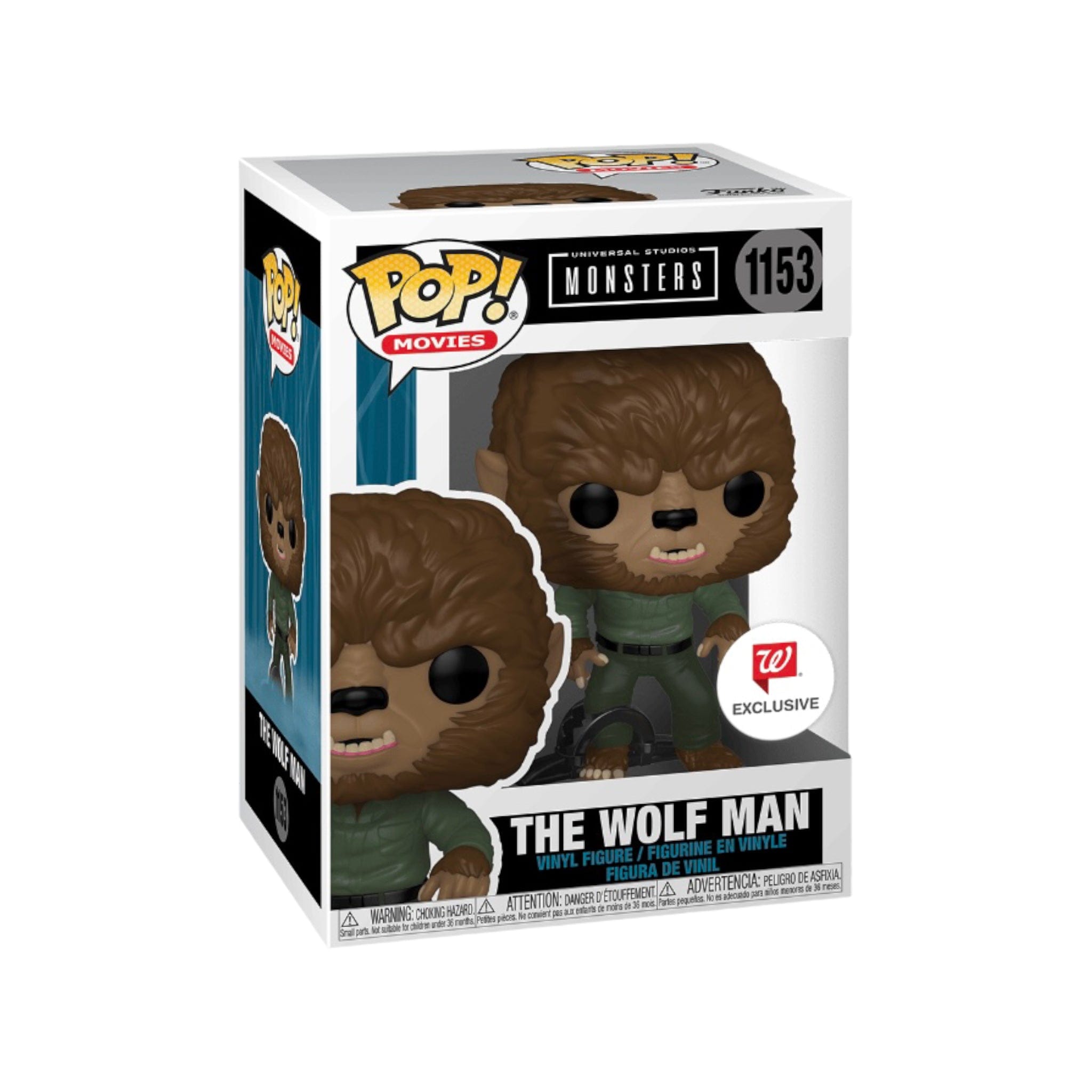 Funko Pop! The Wolf Man #1153 Funko Pop! - Universal Studio's Monsters - Walgreens Exclusive