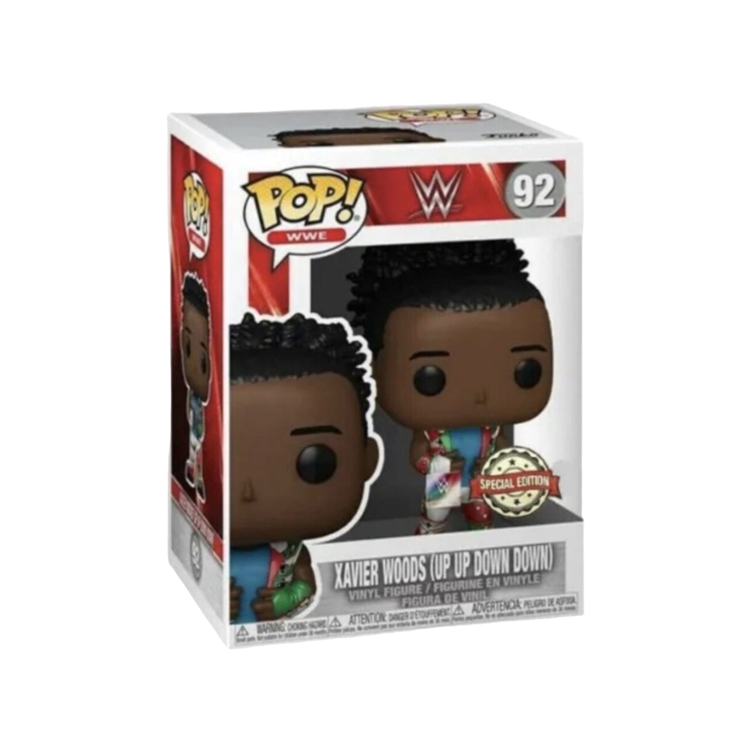 Funko Pop! Xavier Woods (Up Up Down Down) #92 Funko Pop! - WWE - Special Edition