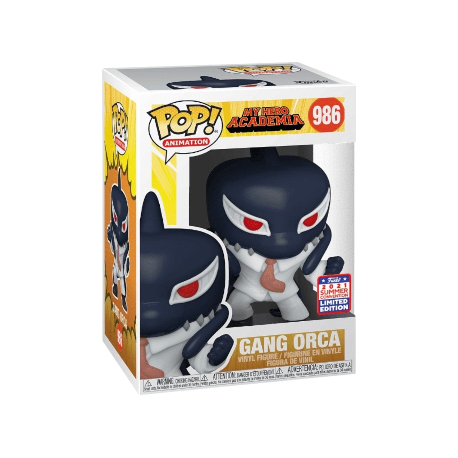 Funko Pop! Gang Orca #986 Funko Pop! - My Hero Academia - Virtual Funkon 2021 Shared Exclusive