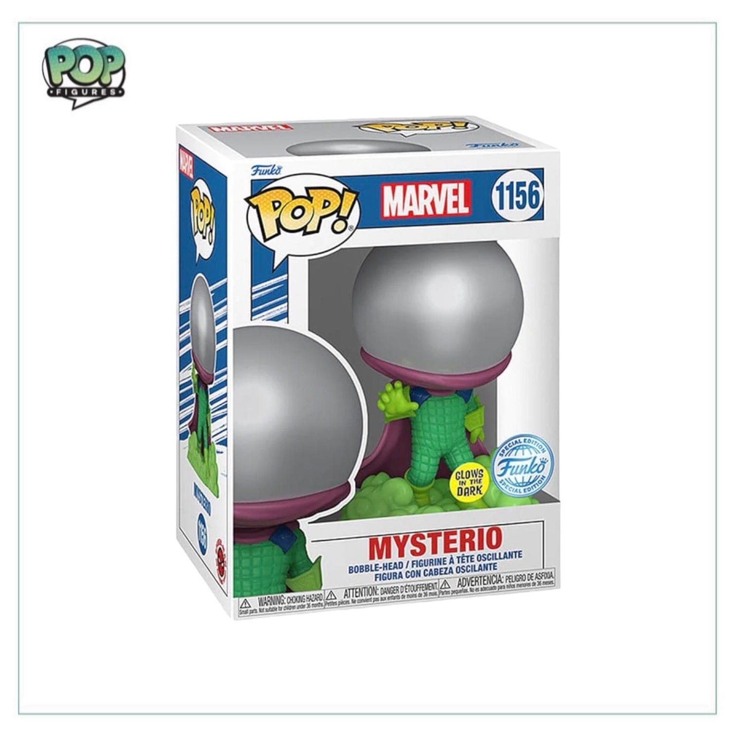 Funko Pop! Mysterio #1156 (Glows in the Dark) Funko Pop! - Marvel - Special Edition