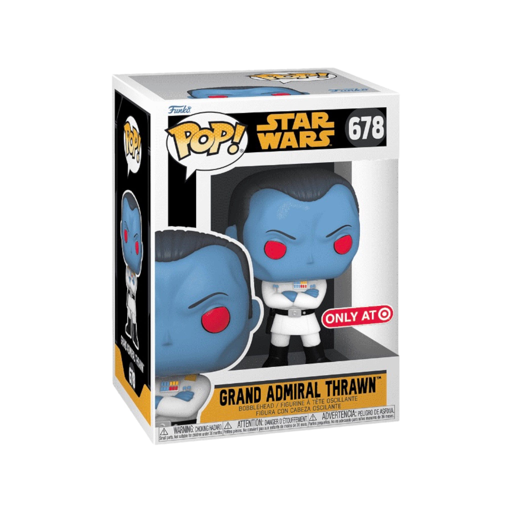 Funko Pop! Grand Admiral Thrawn #678 Funko Pop - Star Wars: Rebels - Target Exclusive