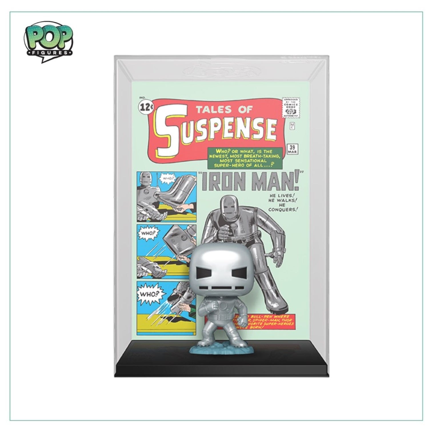 Funko Pop! Iron Man #34 (Tales of Suspense) Funko Pop Comic Cover! - Marvel
