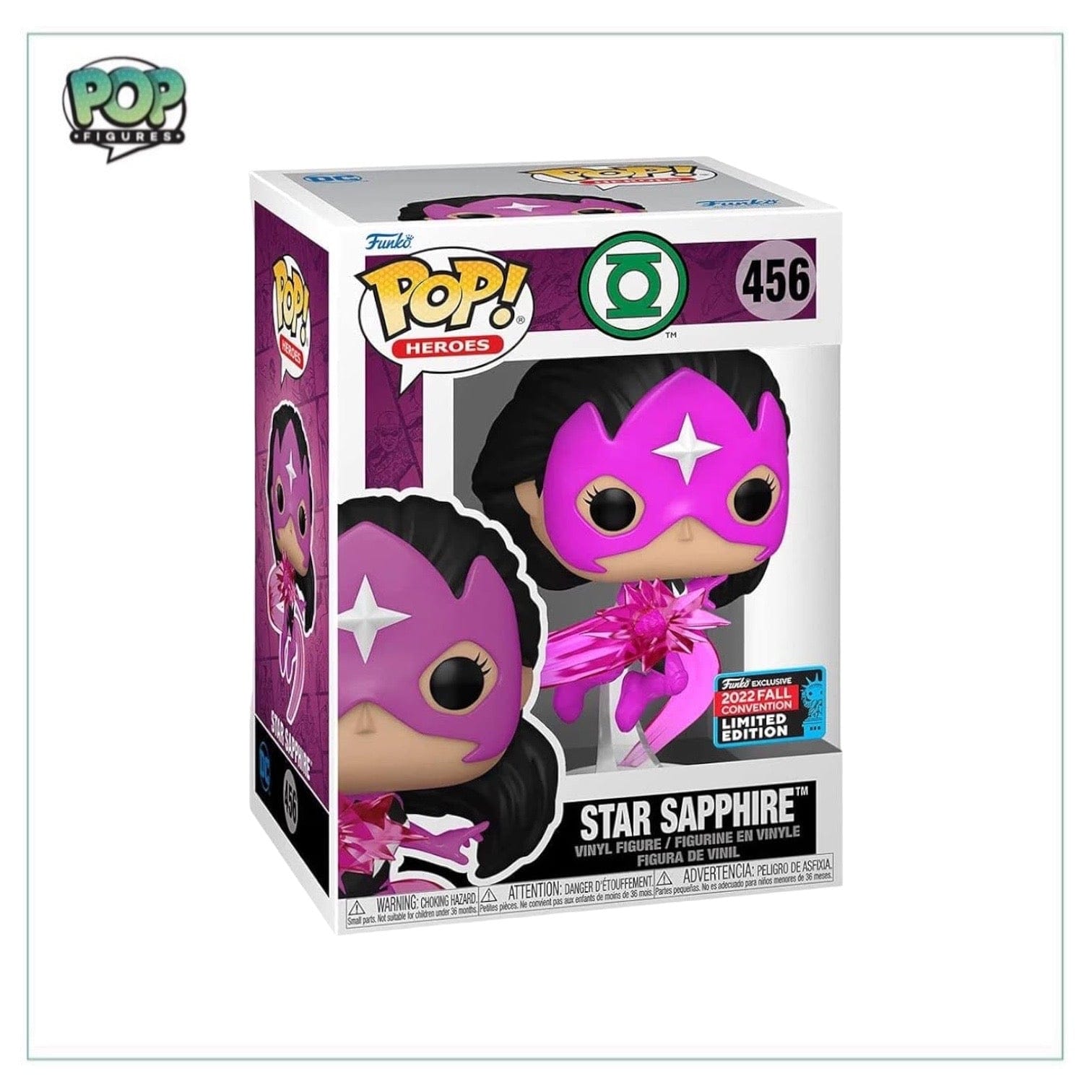 Funko Pop! Star Sapphire #456 Funko Pop! - Green Lantern - NYCC 2022 Shared Exclusive