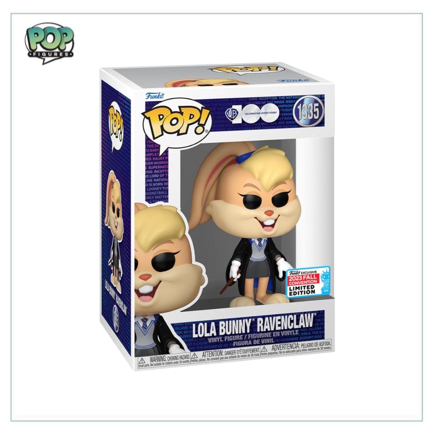 Funko Pop! Lola Bunny Ravenclaw #1335 Funko Pop! - WB 100 - NYCC 2023 Shared Exclusive