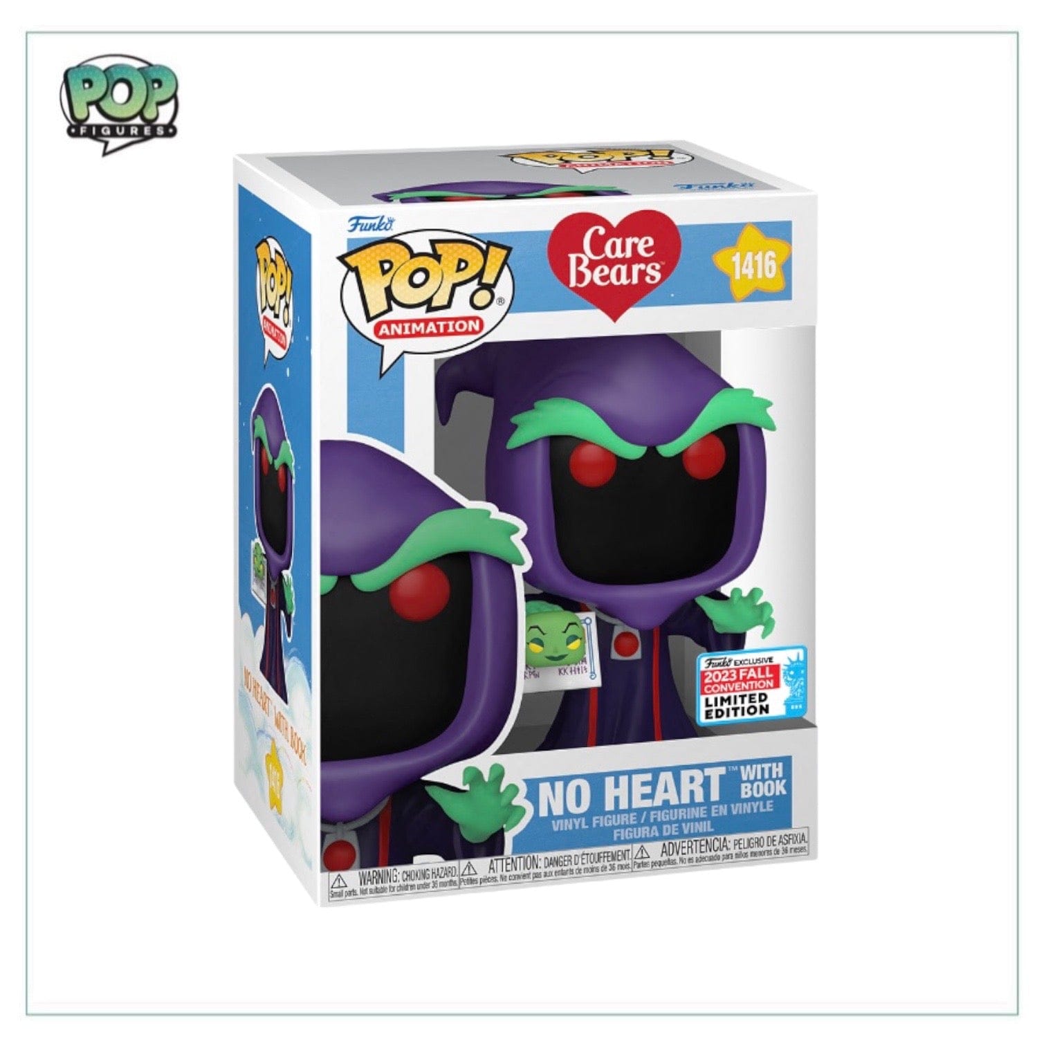 Funko Pop! No Heart with Book #1416 Funko Pop! - Care Bears - NYCC 2023 Shared Exclusive