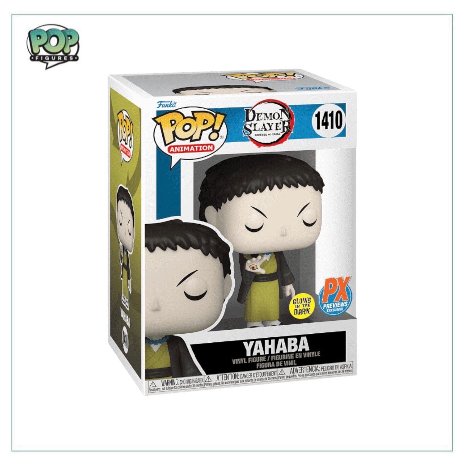 Funko Pop! Yahaba #1410 (Glows in the Dark) Funko Pop! - Demon Slayer - PX Previews Exclusive