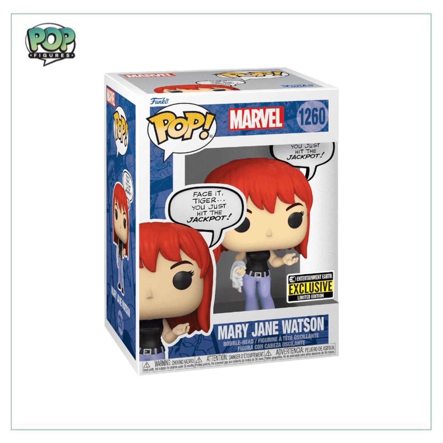 Entertainment Earth Mary Jane Watson #1260 Funko Pop! - Marvel - Entertainment Earth Exclusive