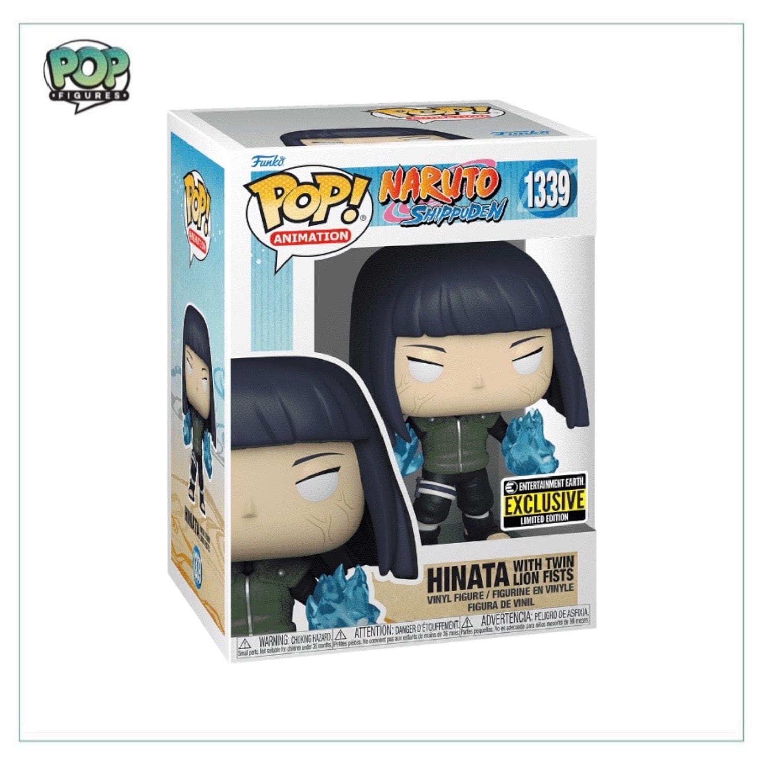 Entertainment Earth Hinata with Twin Lion Fists #1339 Funko Pop! - Naruto Shippuden - Entertainment Earth Exclusive