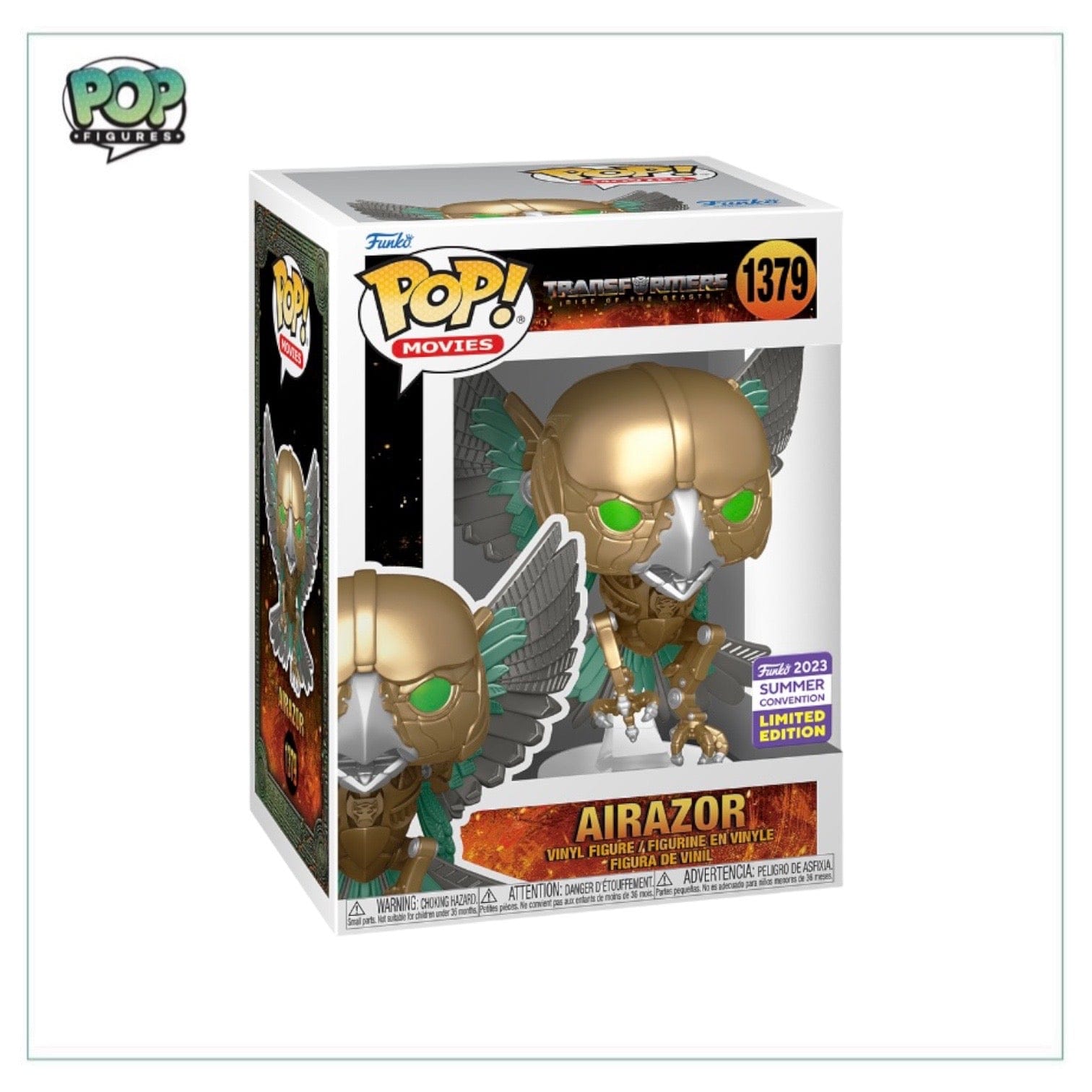 Funko Pop! Airazor #1379 Funko Pop! - Transformers Rise of the Beasts - SDCC 2023 Shared Exclusive