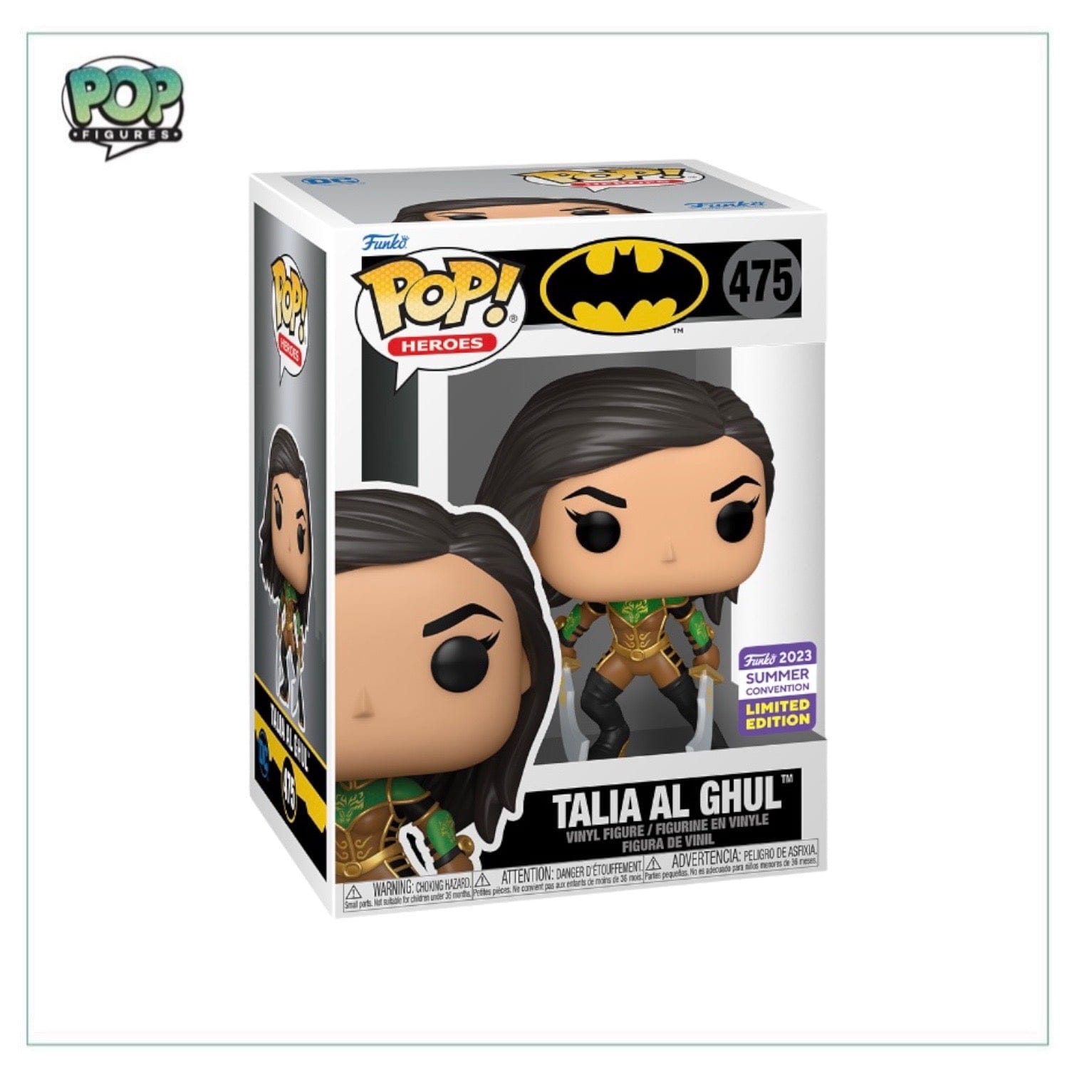 Super Heroes Talia Al Ghul #475 Funko Pop! - DC Super Heroes - SDCC 2023 Shared Exclusive