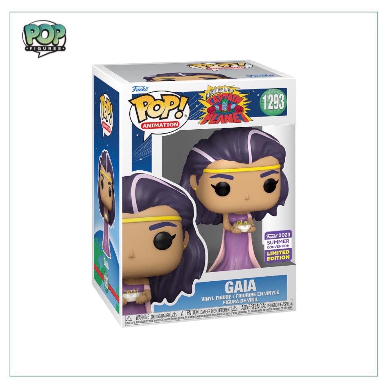 Funko Pop! Gaia #1293 Funko Pop! - The New Adventures of Captain Planet - SDCC 2023 Shared Exclusive