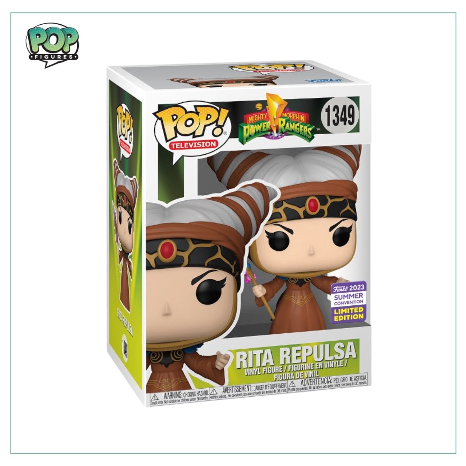Power Rangers Rita Repulsa #1349 Funko Pop - Mighty Morphin Power Rangers - SDCC 2023 Shared Exclusive