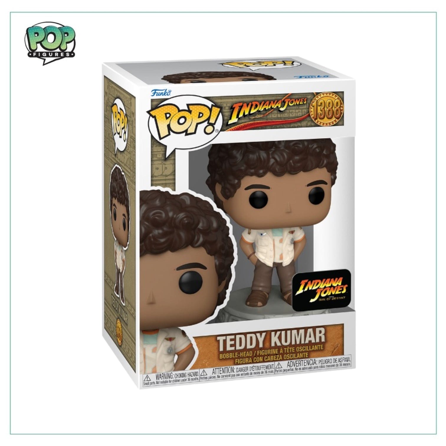 Funko Pop! Teddy Kumar #1388 Funko Pop! - Indiana Jones and the Dial of Destiny