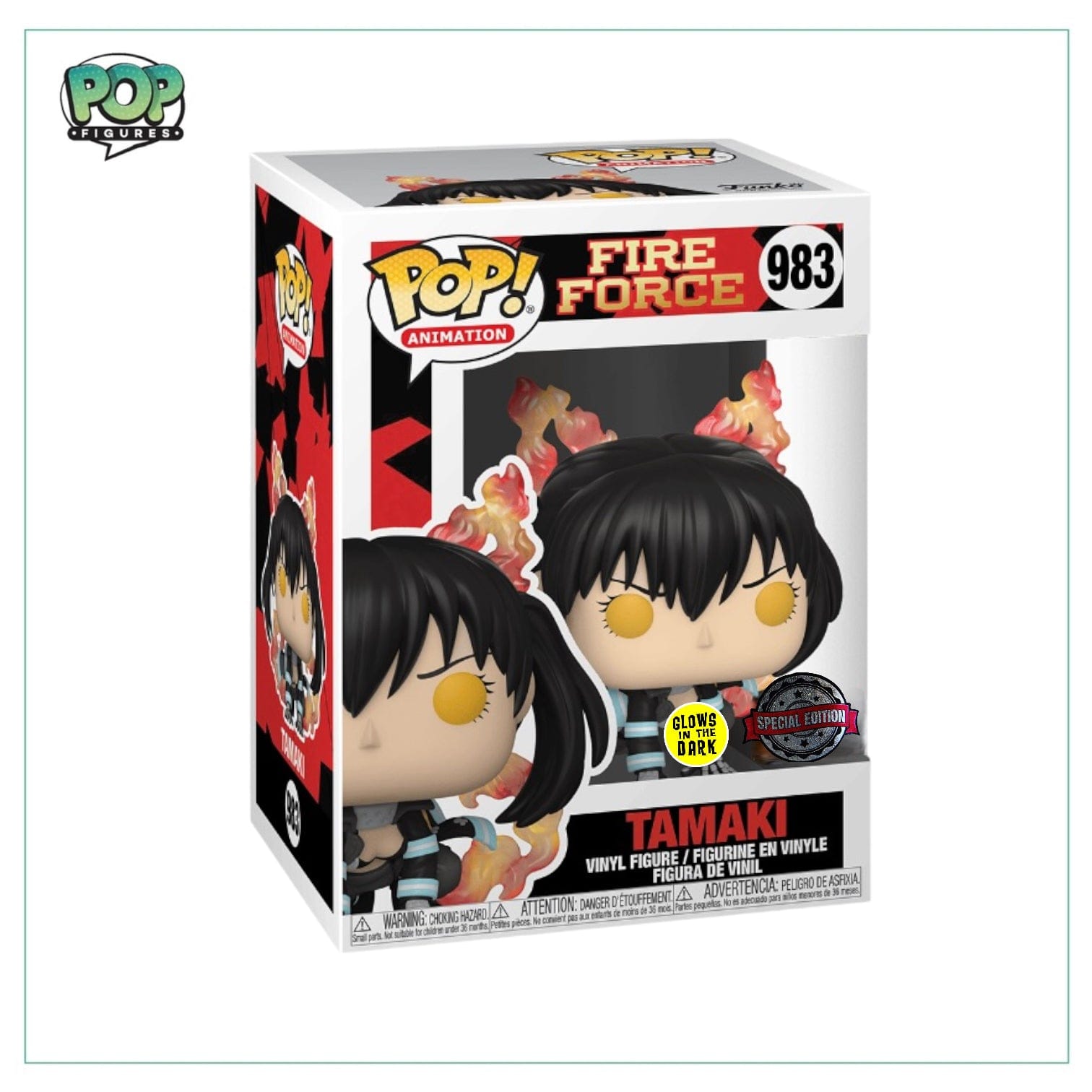Funko Pop! Tamaki #983 Funko Pop! - Fire Force - Glow in the Dark - Special Edition