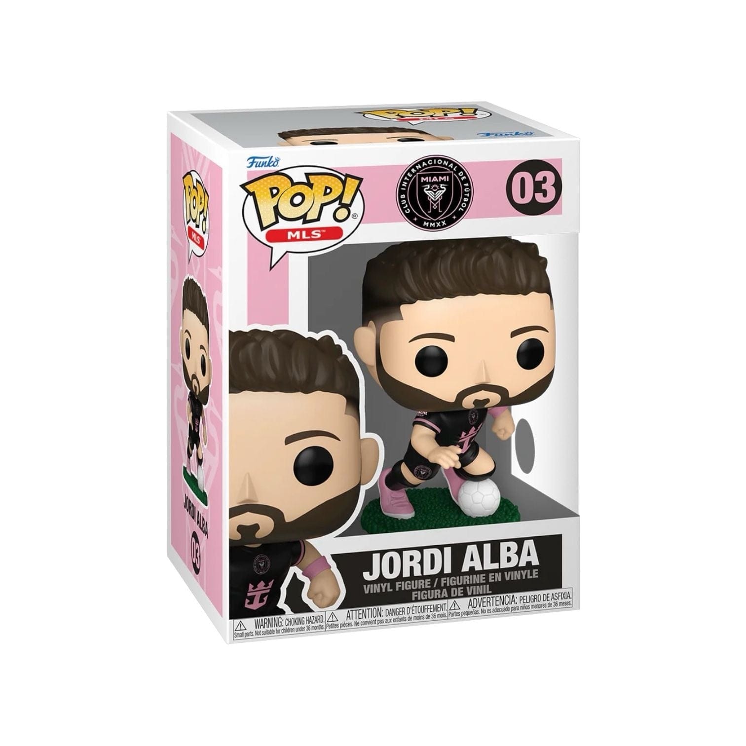Funko Pop! Jordi Alba #03 Funko Pop - Club Internacional De Futbol : Inter Miami