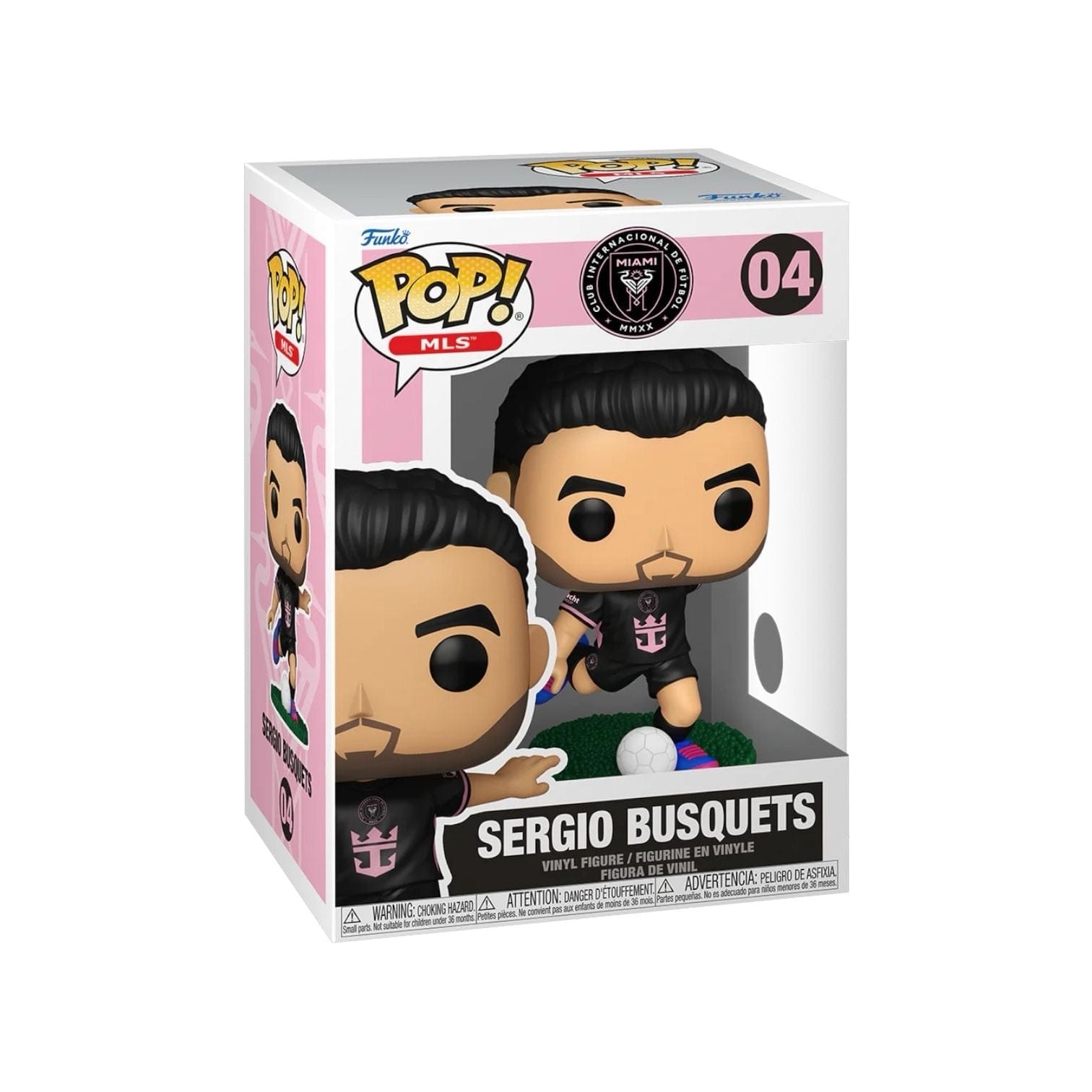 Funko Pop! Sergio Busquets #04 Funko Pop - Club Internacional De Futbol : Inter Miami