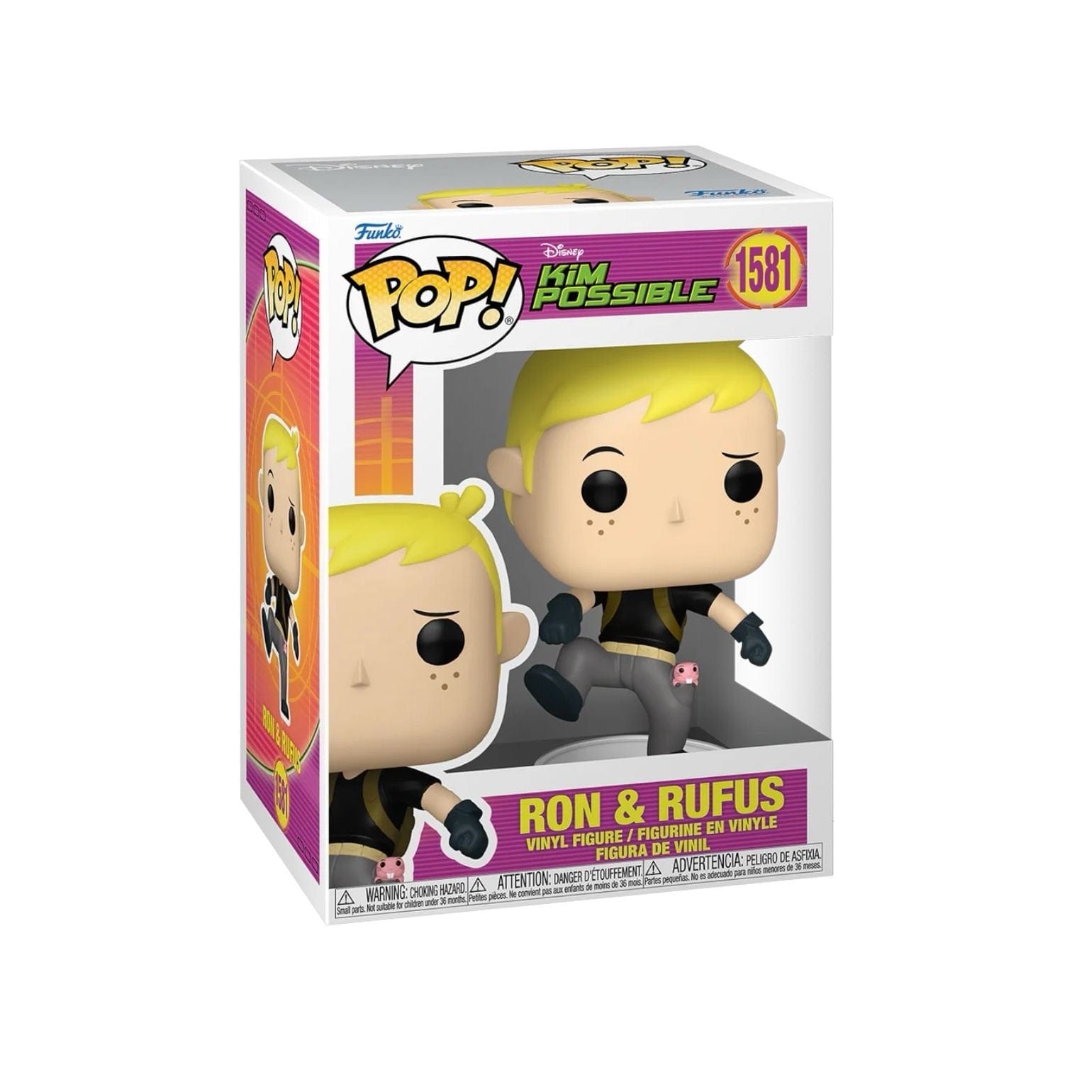 Funko Pop! Ron & Rufus #1581 Funko Pop - Kim Possible