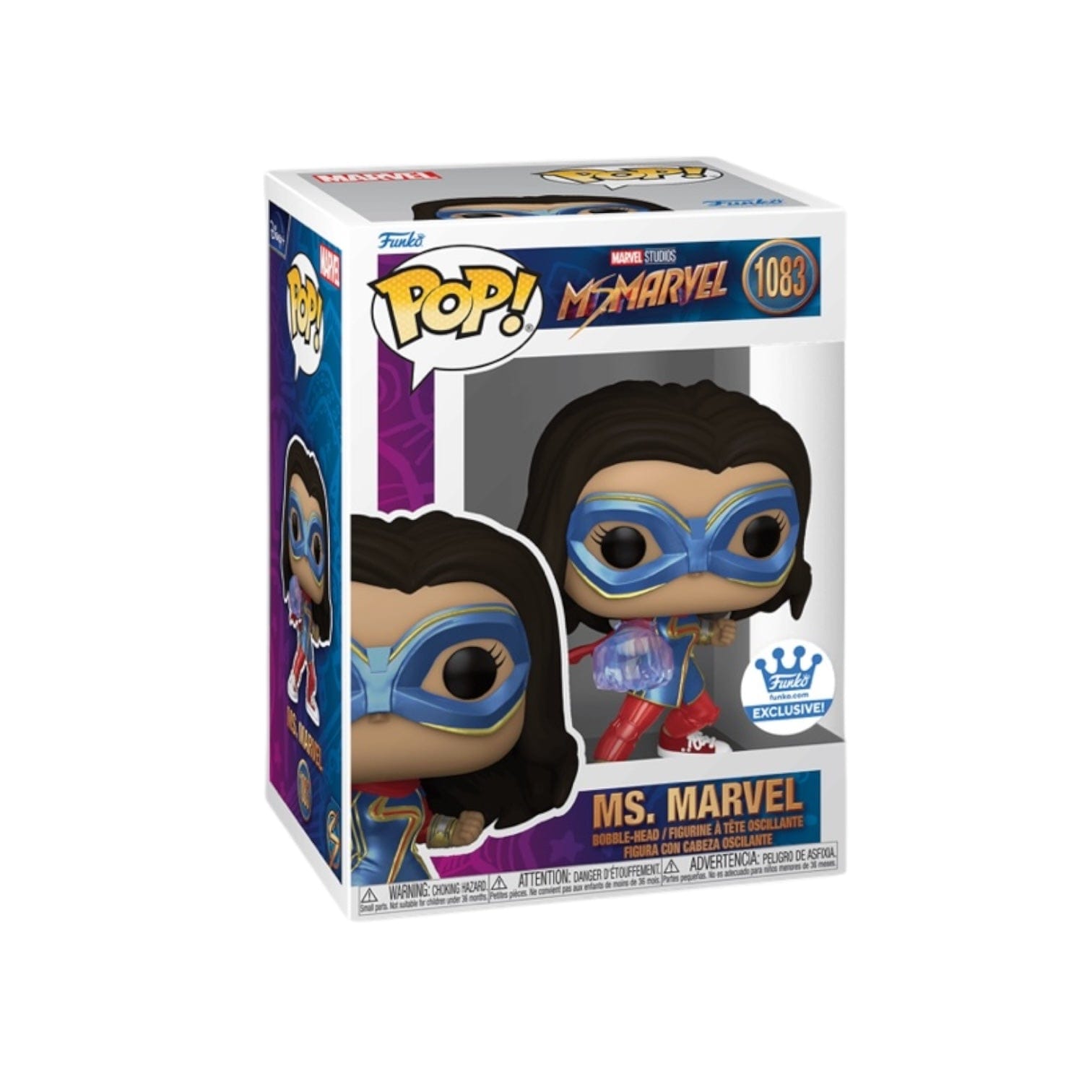 Funko Pop! Ms. Marvel #1083 (w/ Big Fist) Funko Pop! - Ms Marvel - Funko Shop Exclusive