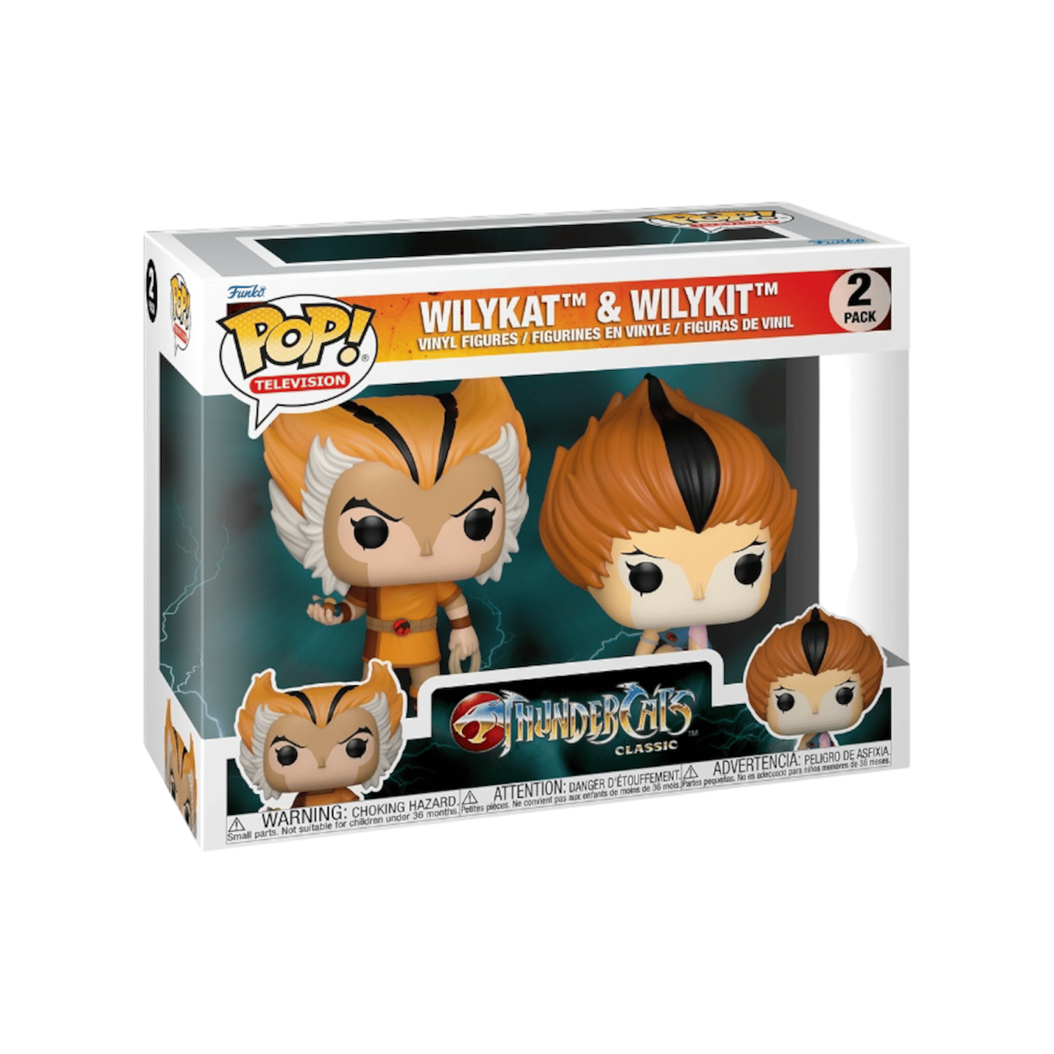 Funko Pop! Wilykat & Wilykit 2 Pack Funko Pop - Thundercats