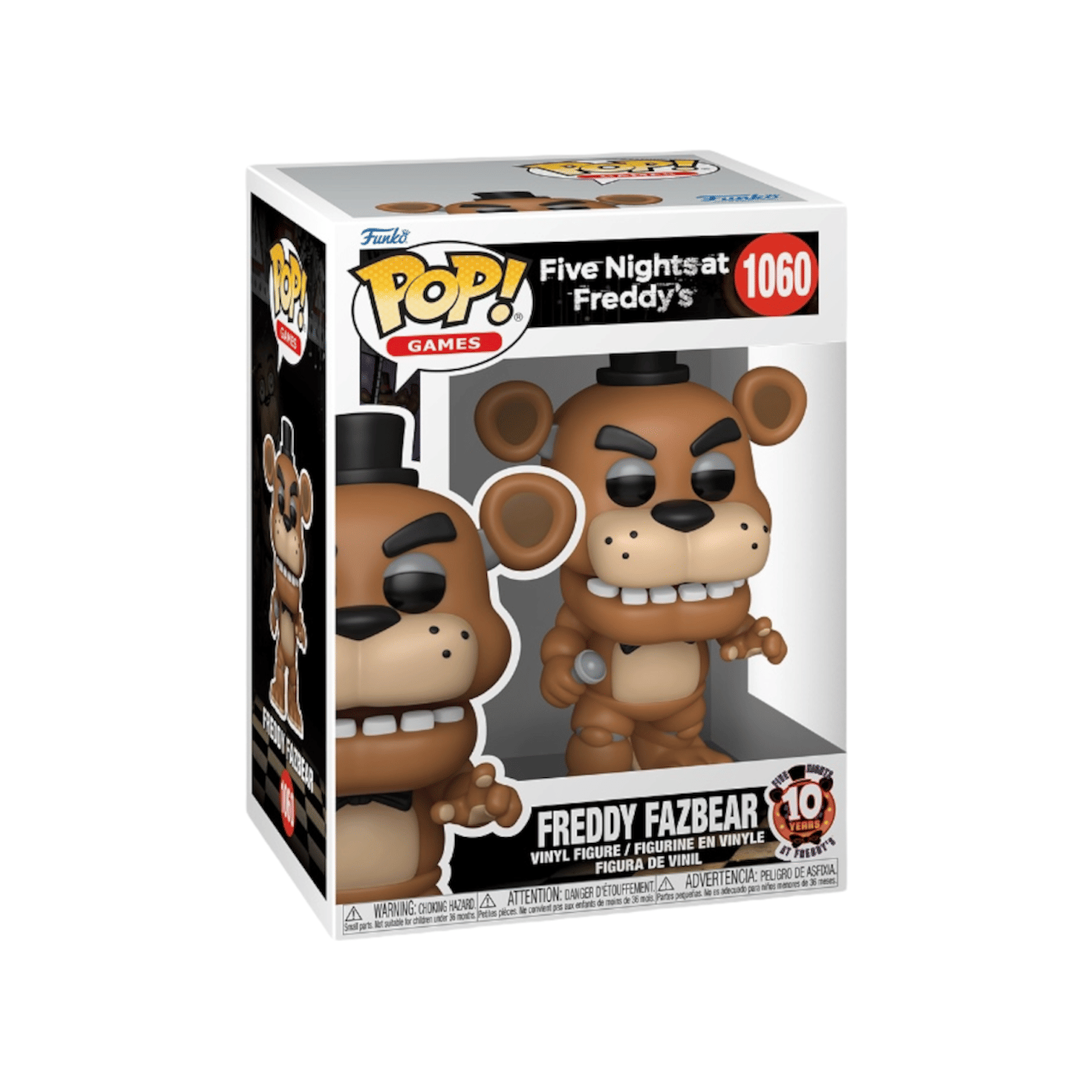 Funko Pop! Freddy Fazbear #1060 Funko Pop - Five Nights at Freddy's 10th Anniversary