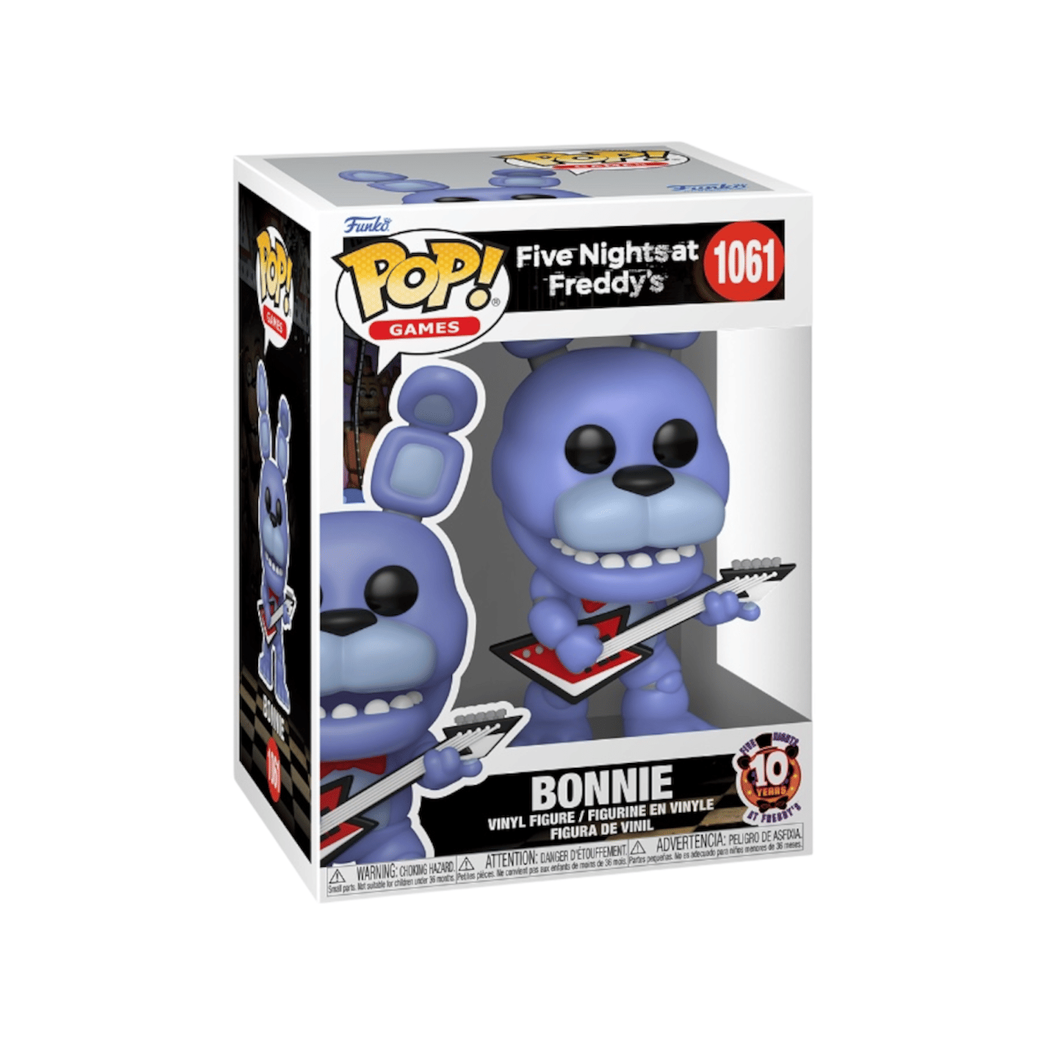 Funko Pop! Bonnie #1061 Funko Pop - Five Nights at Freddy's 10th Anniversary